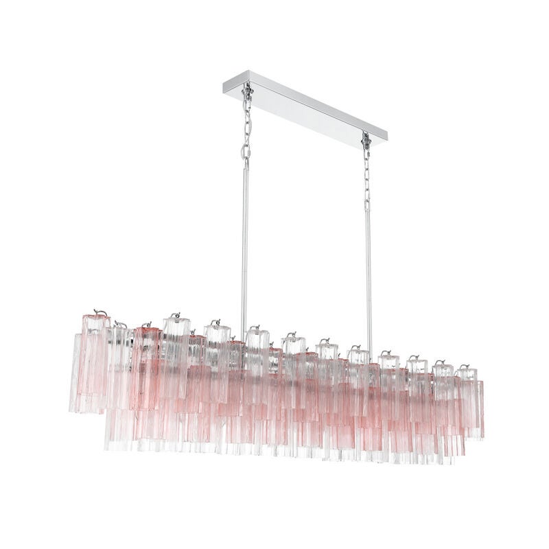 Addis Large Linear Chandelier by Crystorama