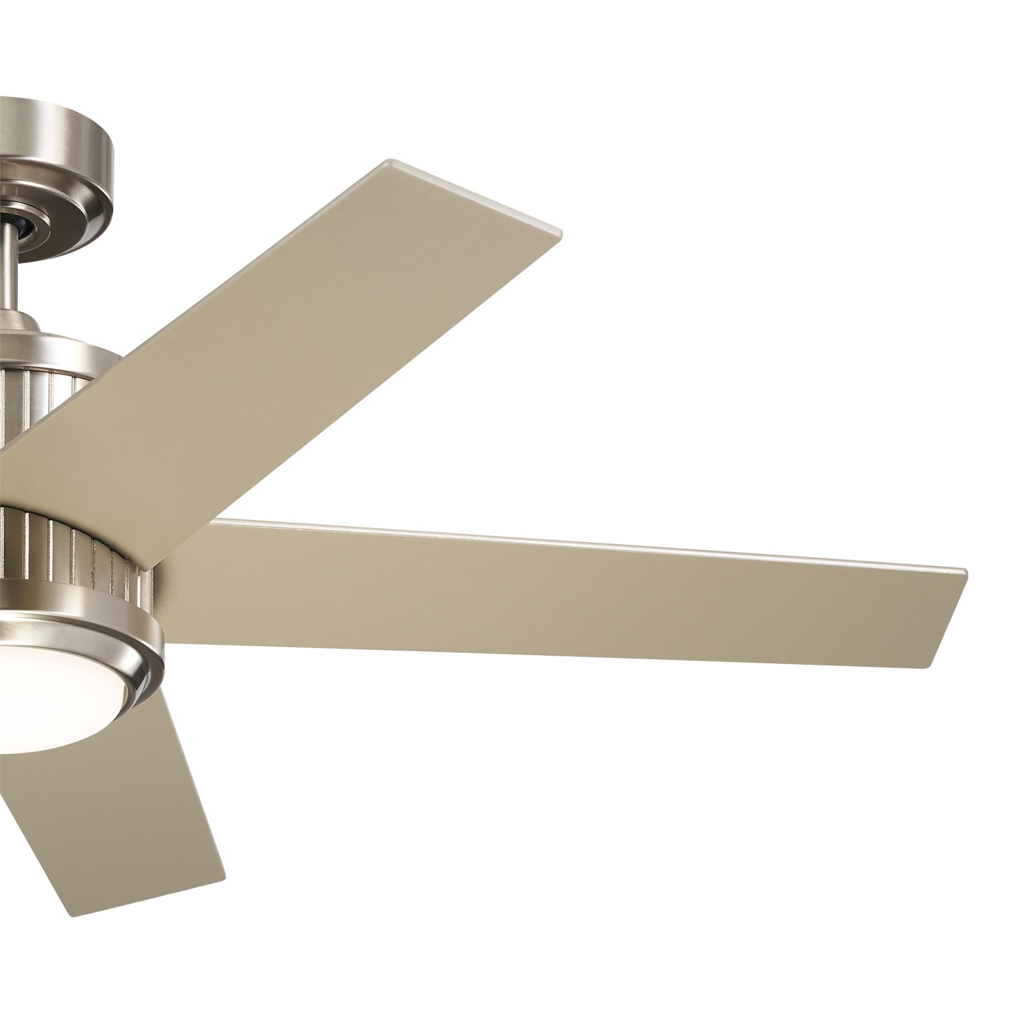 Shown in Brushed Stainless Steel finish and Etched Cased Opal glass