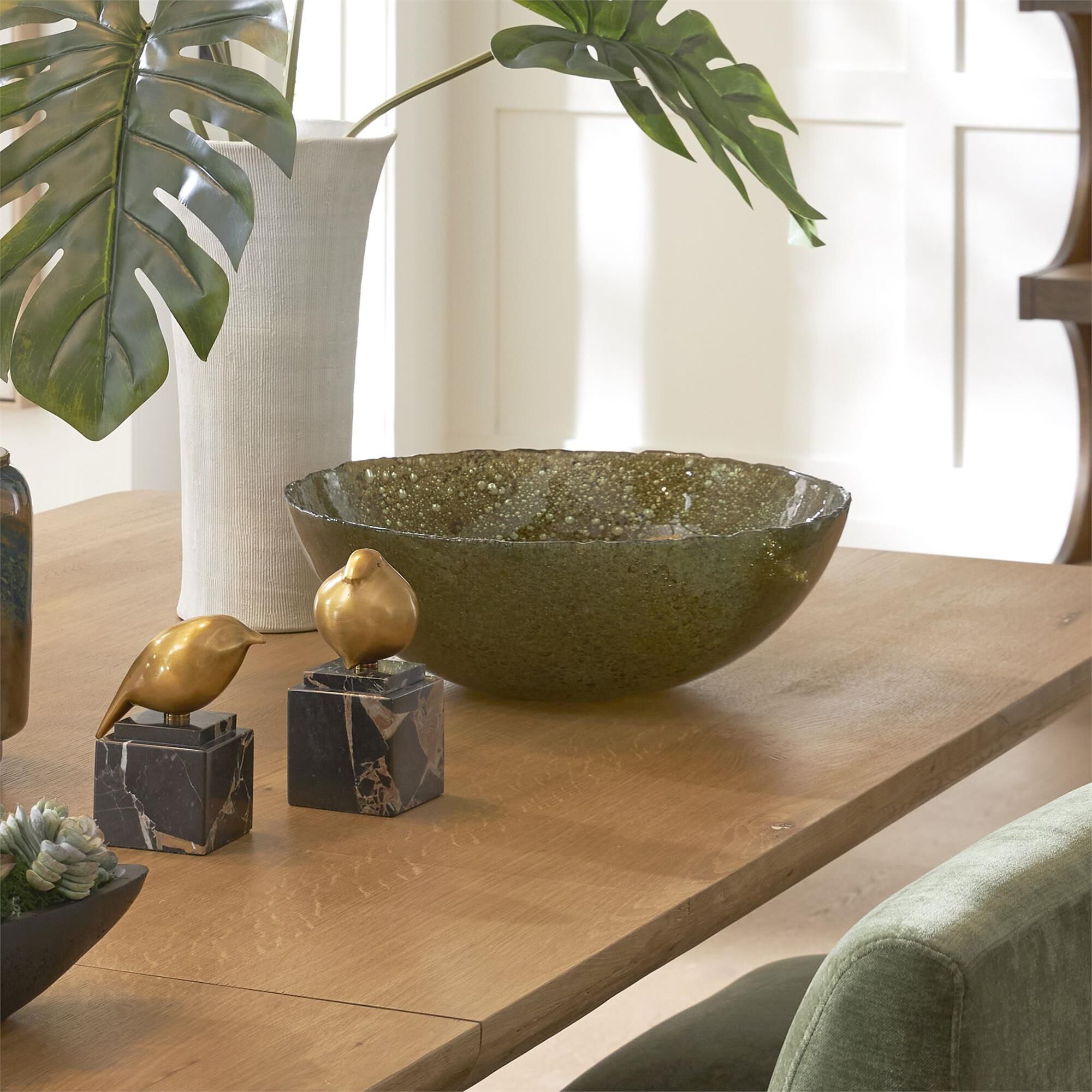 Veridian Shimmer Bowl by Uttermost