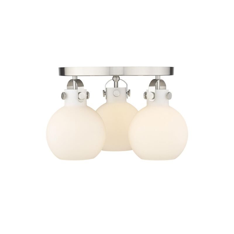 Bruno Marashlian Newton Sphere 19 Inch 3 Light Flush Mount by Innovations Lighting