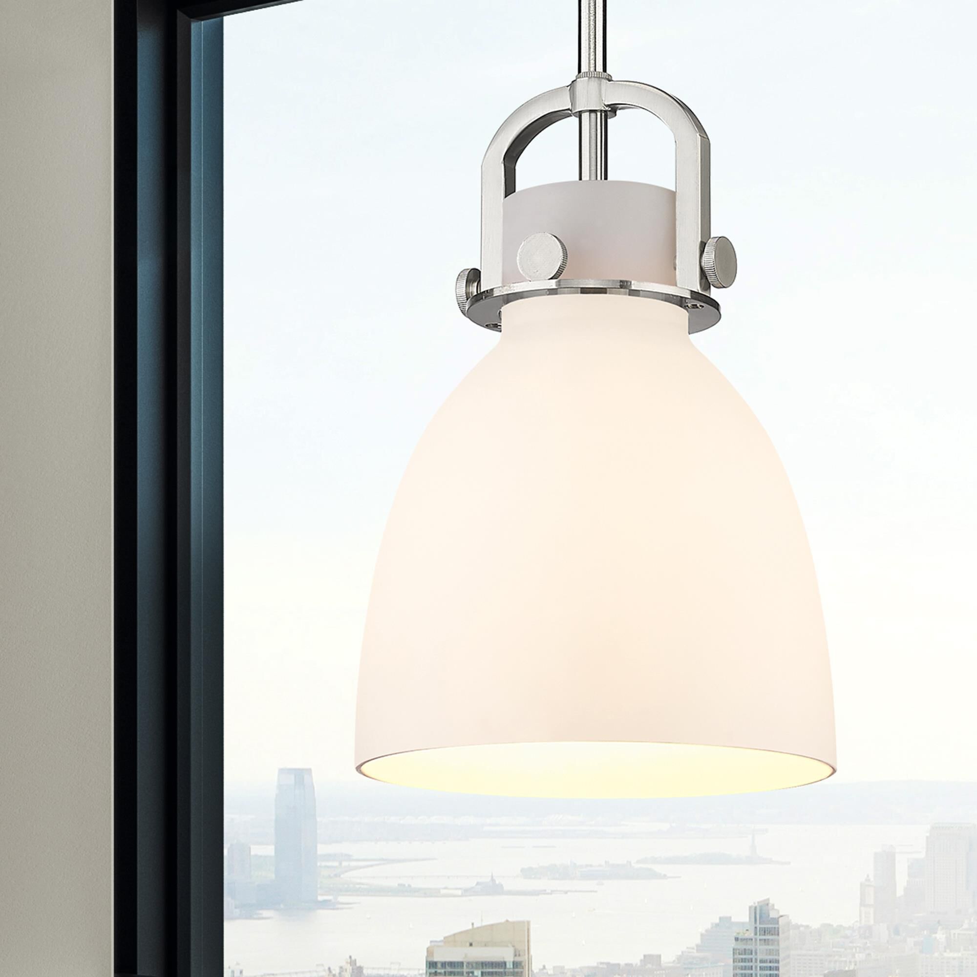 Bruno Marashlian Newton Bell 8 Inch Mini Pendant by Innovations Lighting