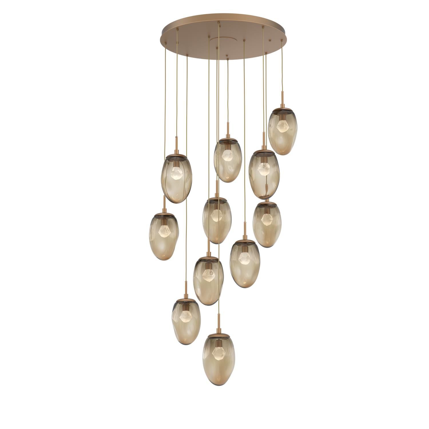 Levi Wilson Nebula 37 Inch 11 Light LED Multi Light Pendant by Hammerton Studio