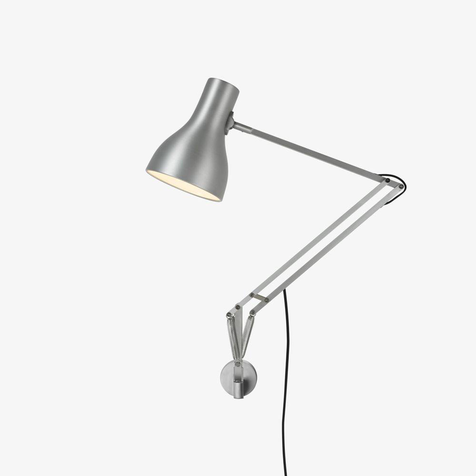 Shown in Silver Luster finish and Aluminum shade