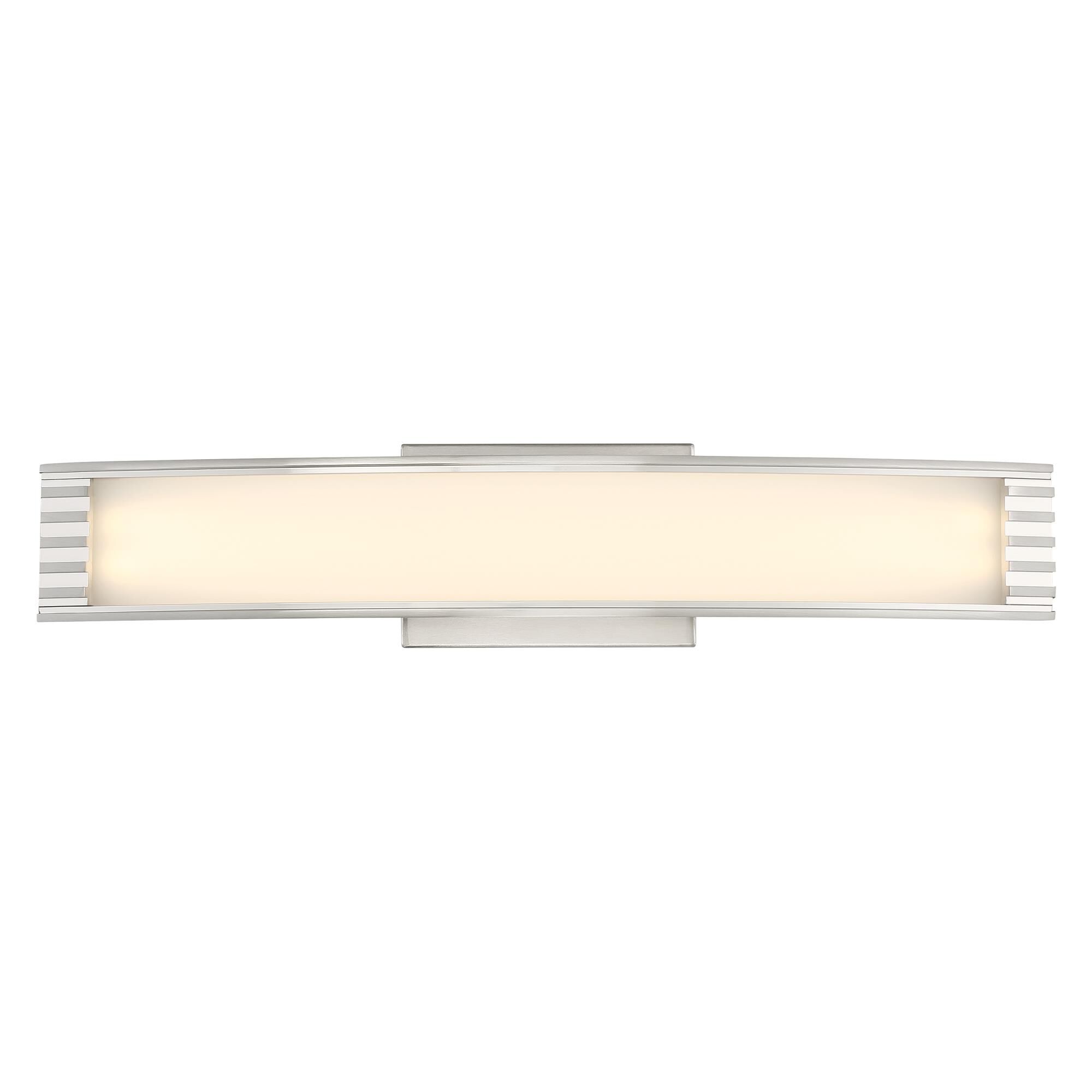 Shown in Brushed Nickel finish and Etched Inner and Clear Outer glass