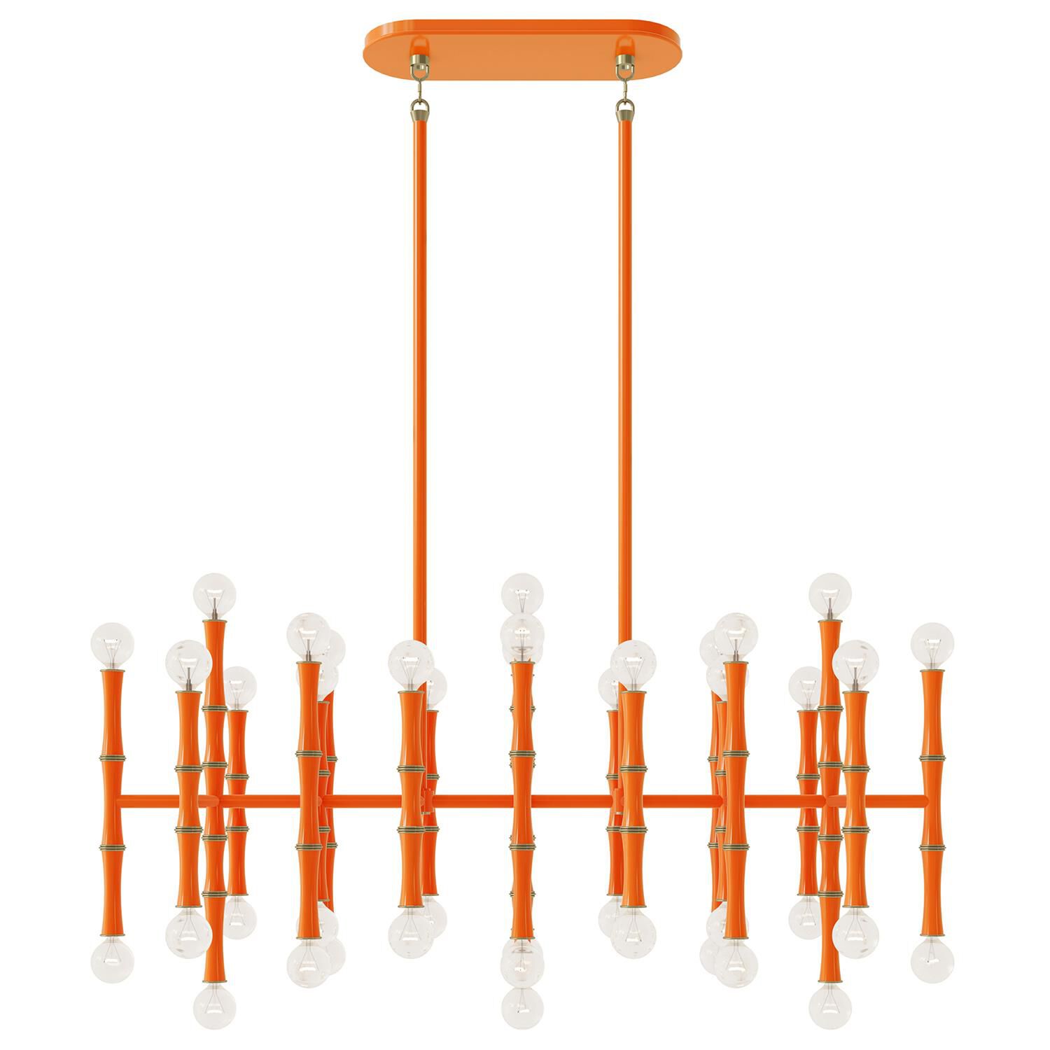 Shown in Pumpkin finish and Modern Brass accent