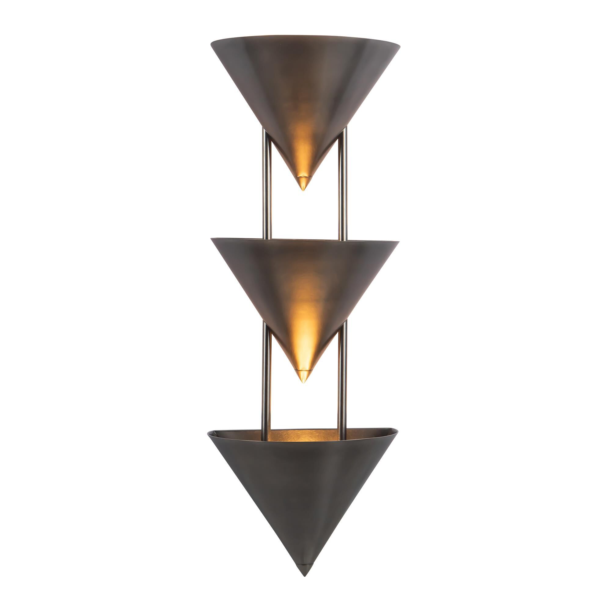 Shown in Aged Steel finish