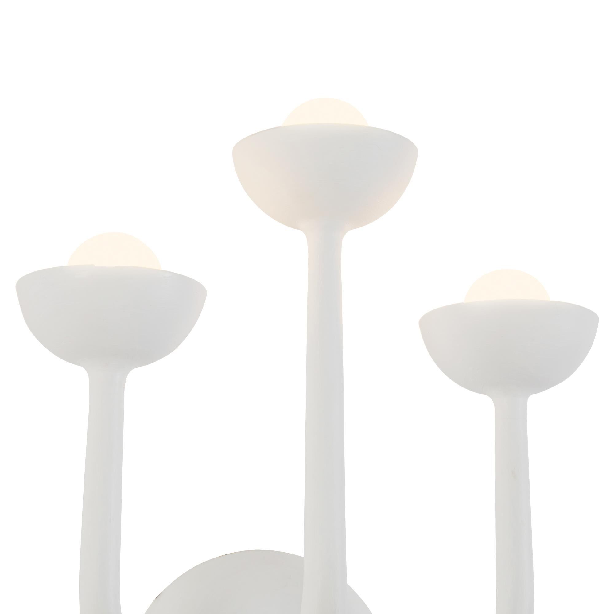 Shown in Antique White finish and Frosted glass