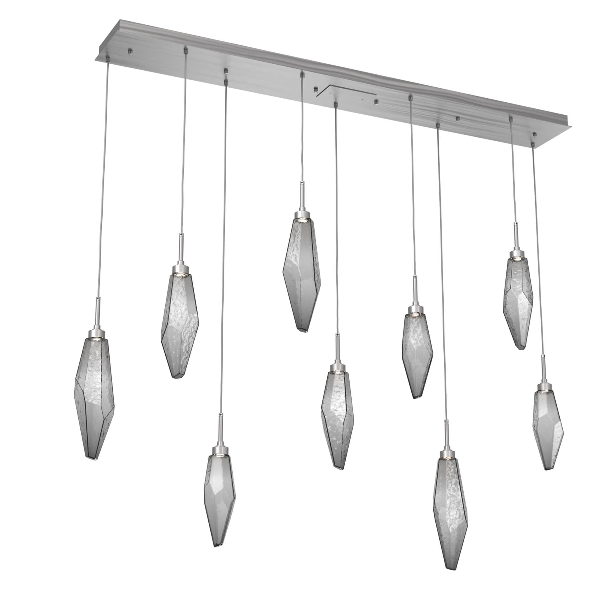 Shown in Classic Silver finish and Chilled Smoke glass