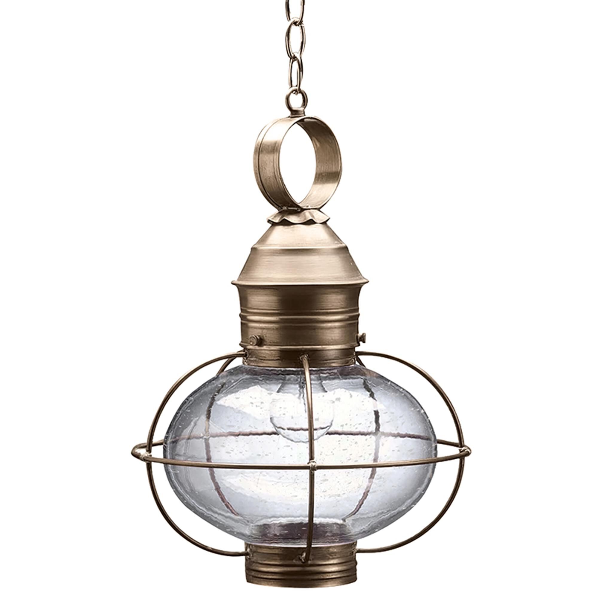 Onion 17 Inch 1 Light Outdoor Hanging Lantern,