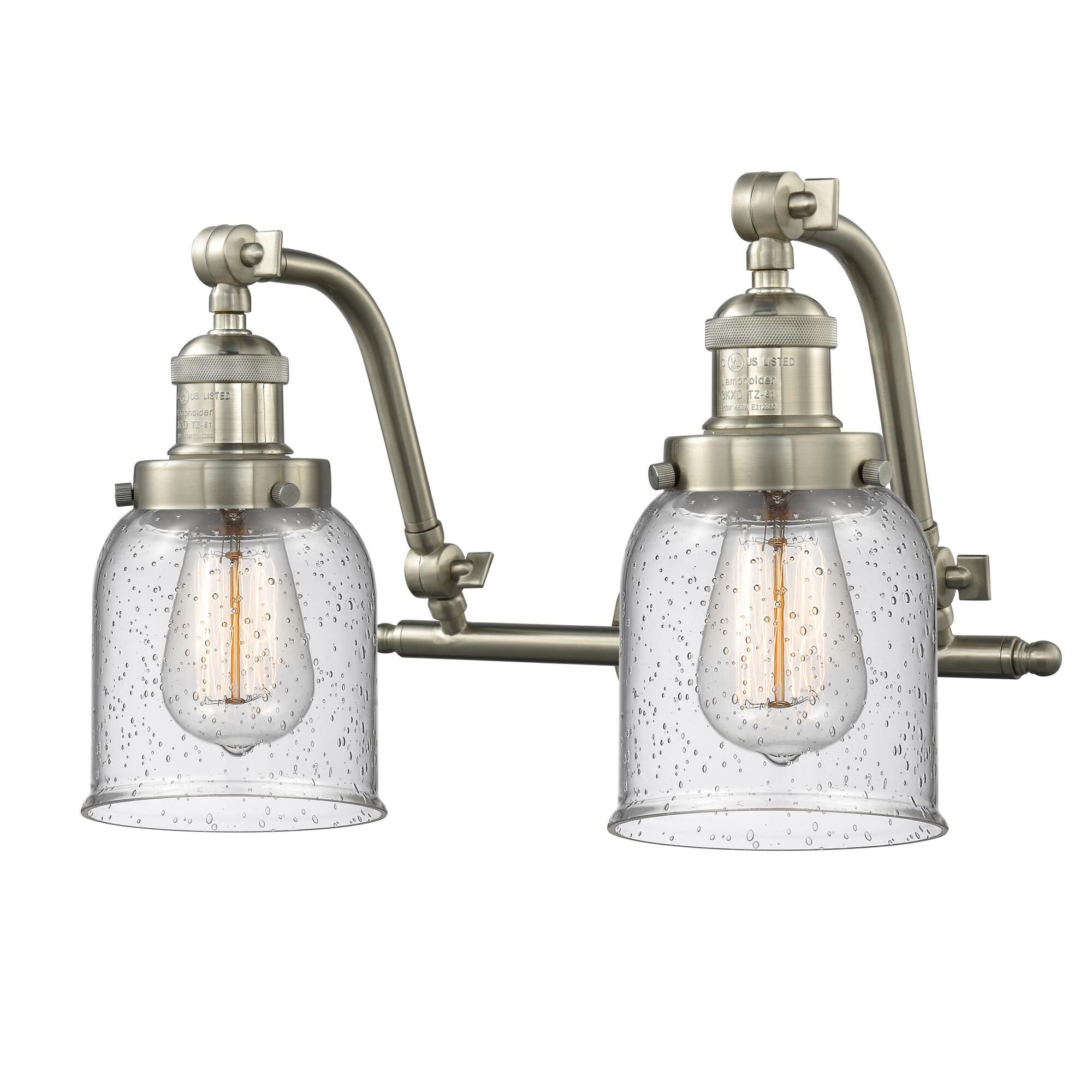 Bruno Marashlian Small Bell 18 Inch 2 Light Bath Vanity Light by Innovations Lighting
