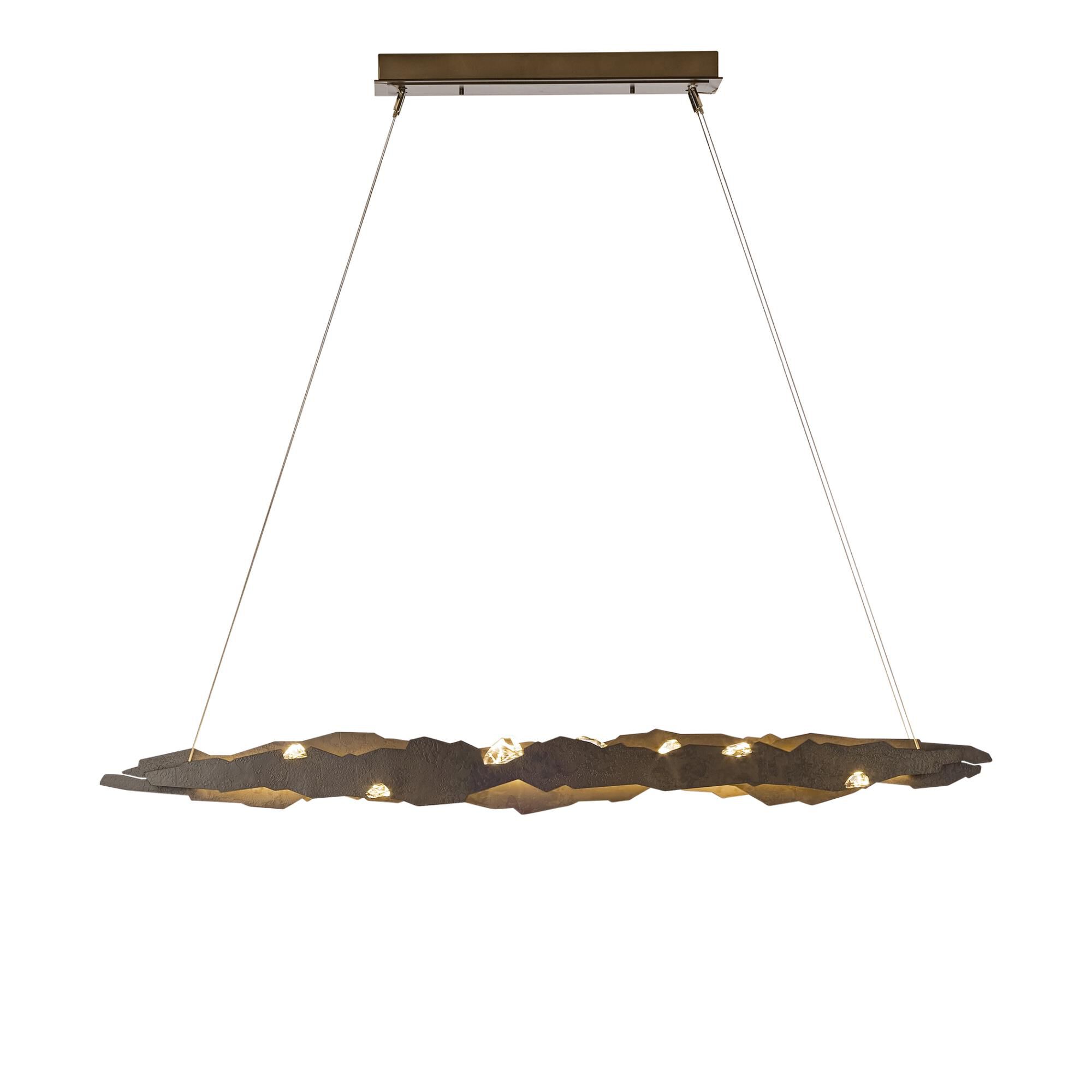 Hubbardton Forge Trove 52 Inch LED Linear Suspension Light