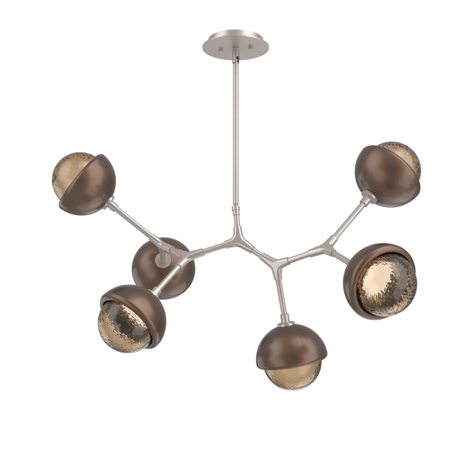 Levi Wilson Cabochon 31 Inch Linear Suspension Light by Hammerton Studio