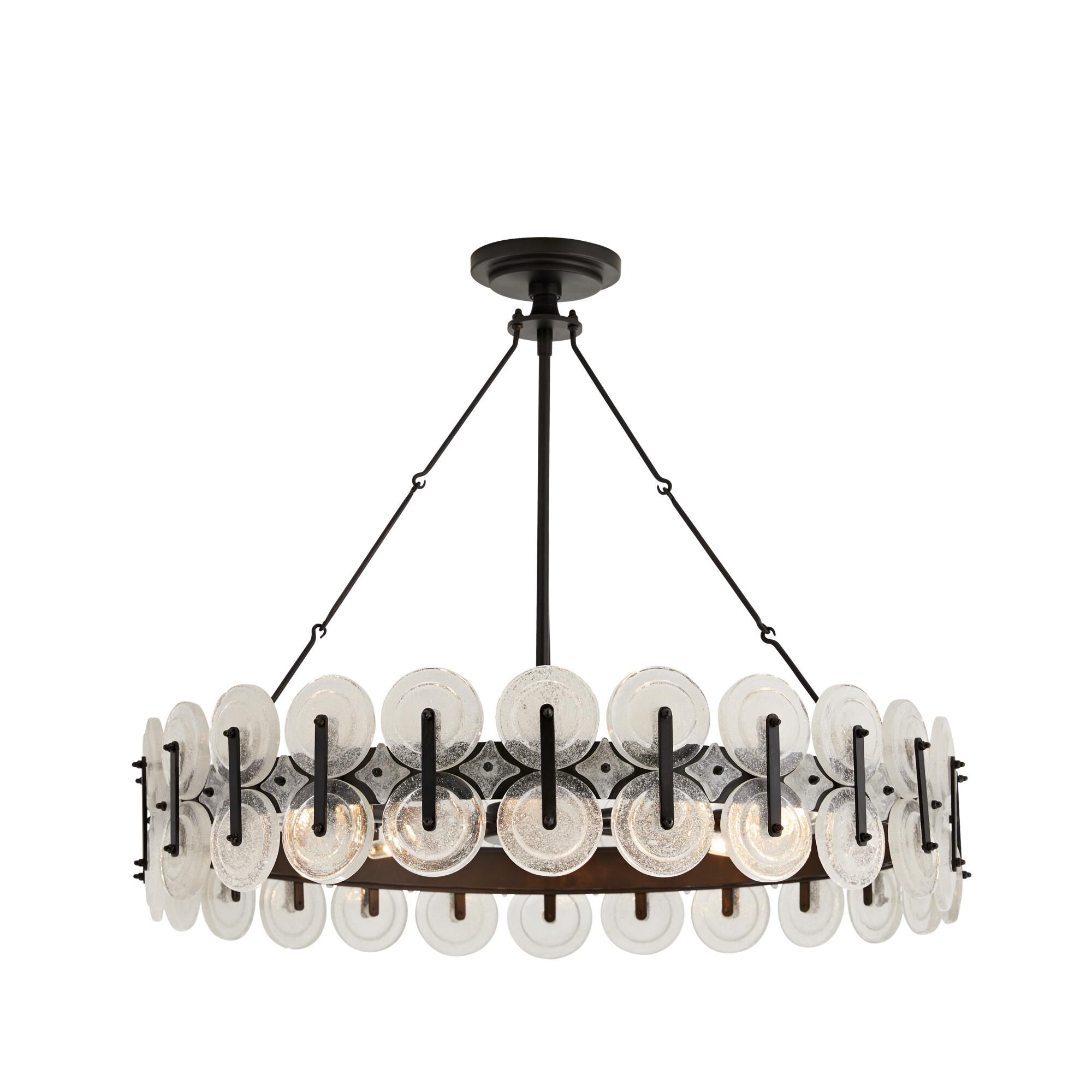 Rondelle 31 Inch 8 Light Chandelier by Arteriors Home