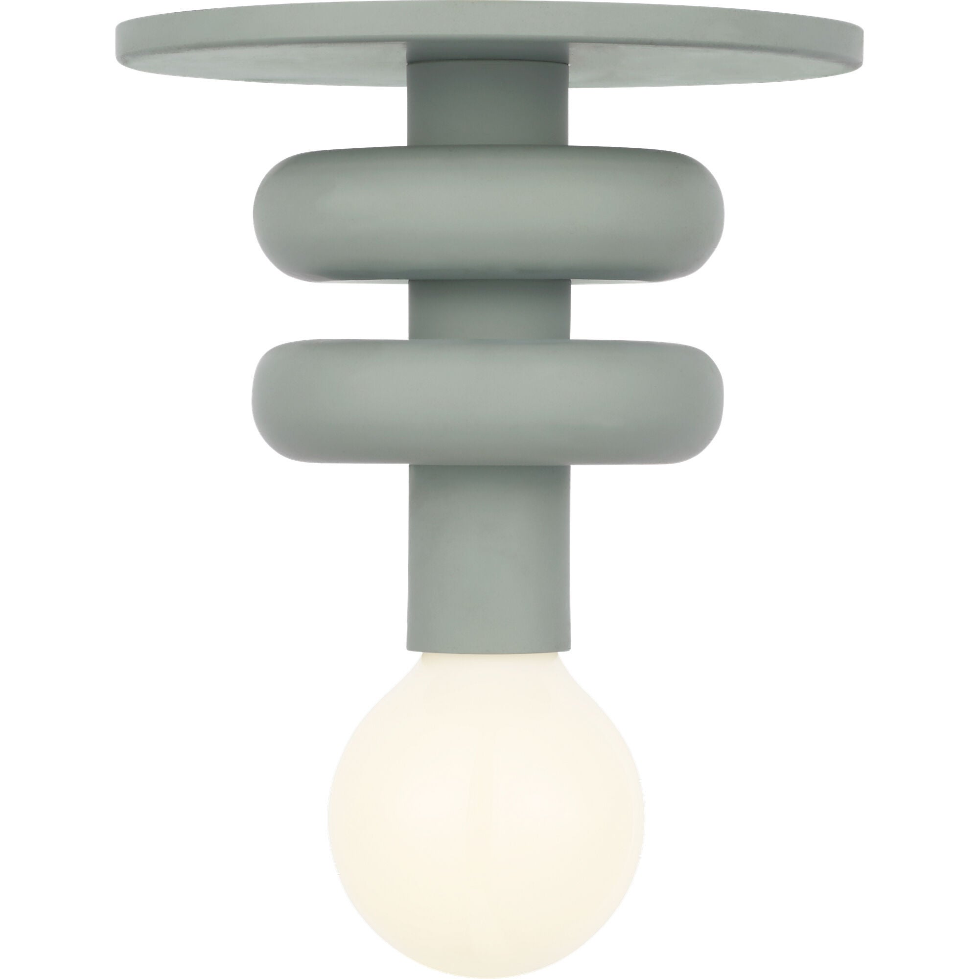Malcolm 5 Inch Semi Flush Mount,