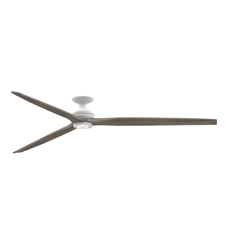 Spitfire 96 Inch Flush Mount Fan with Light Kit by Fanimation