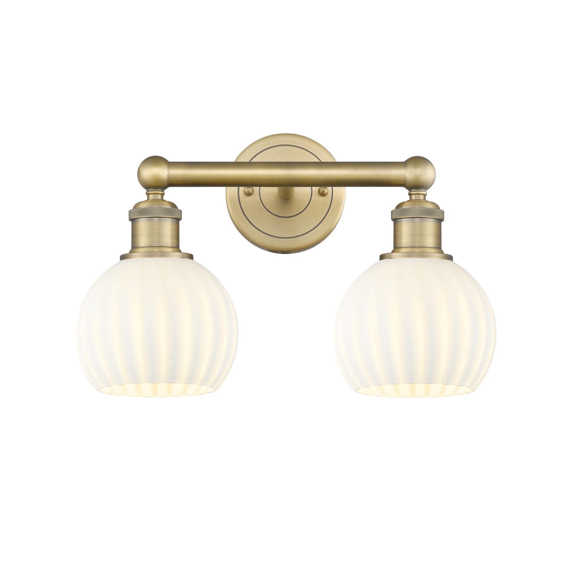 Bruno Marashlian White Venetian 15 Inch Bath Vanity Light by Innovations Lighting