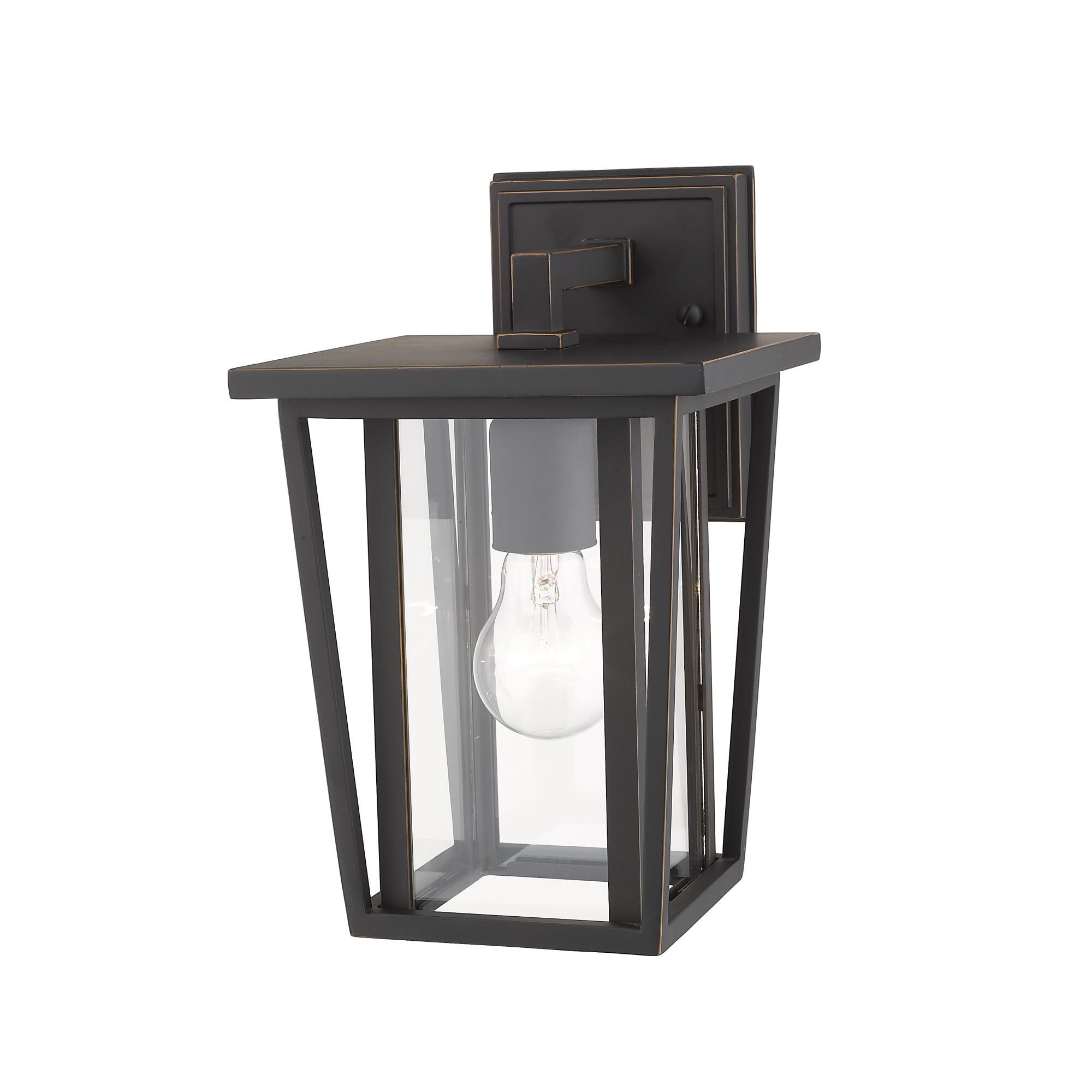 Shown in Oil Rubbed Bronze finish and Glass shade
