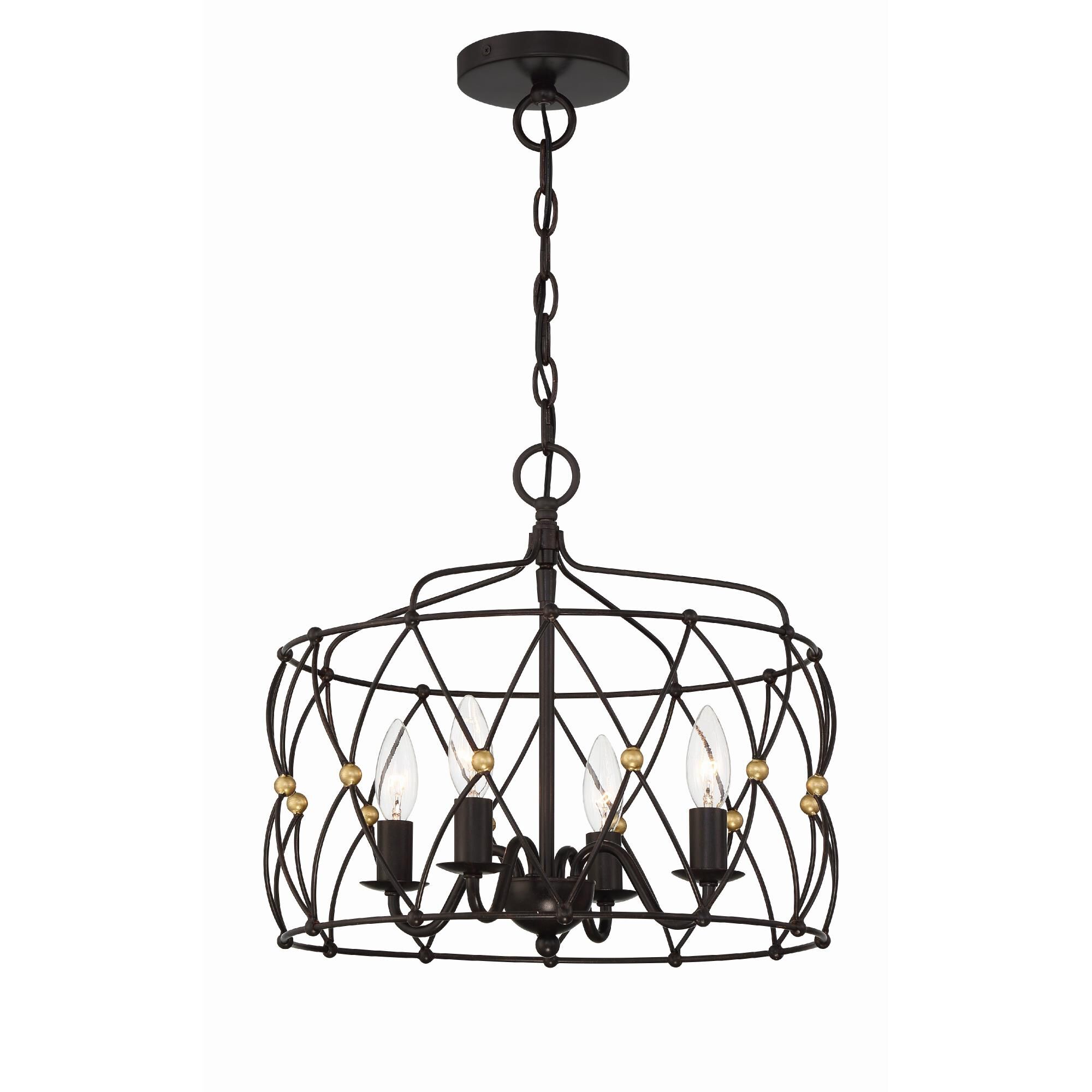 Shown in English Bronze and Antique Gold finish