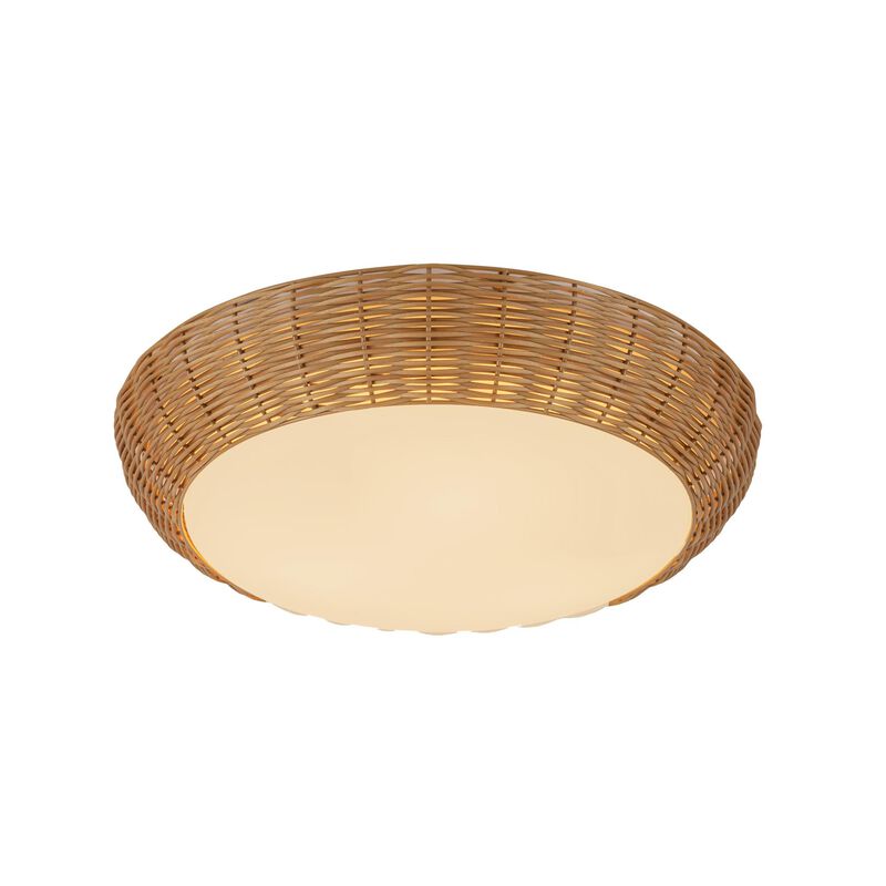 Hae Jung Roe Merida 17 Inch 3 Light Flush Mount by Alora Mood
