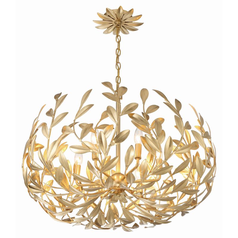Broche 27 Inch Chandelier by Crystorama
