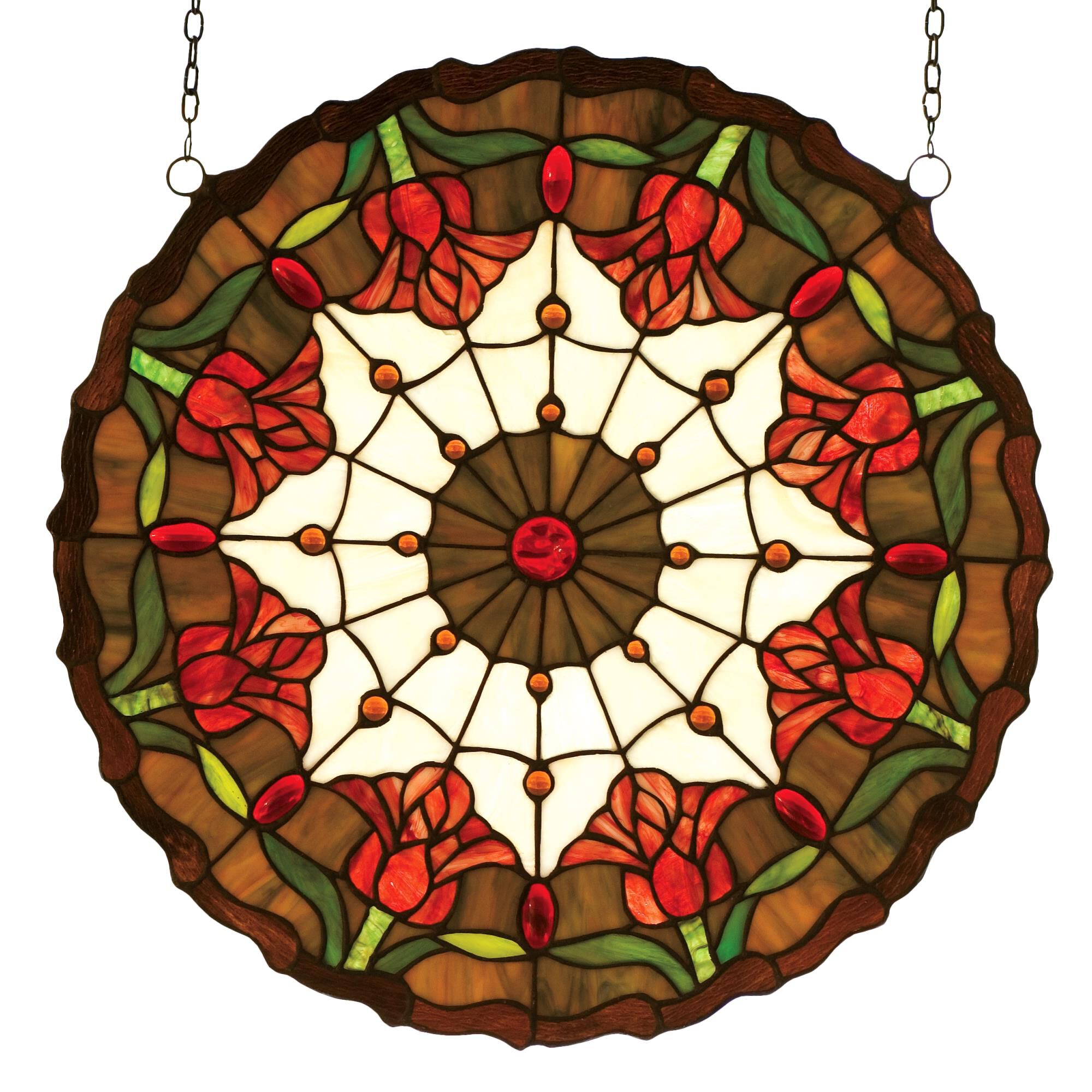 Colonial Tulip Medallion Alternative Wall Art by Meyda Lighting