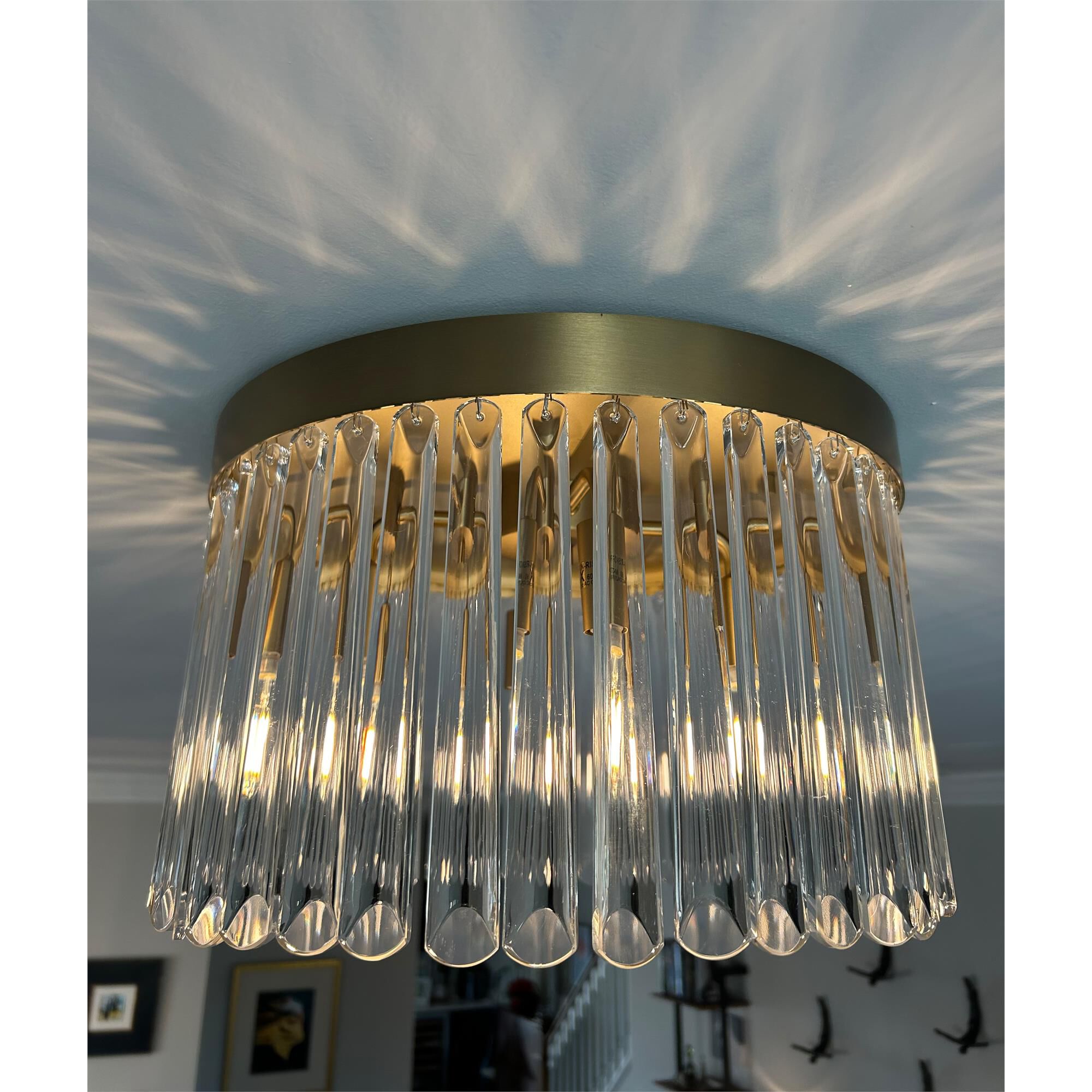 Emory 15 Inch 4 Light Flush Mount,