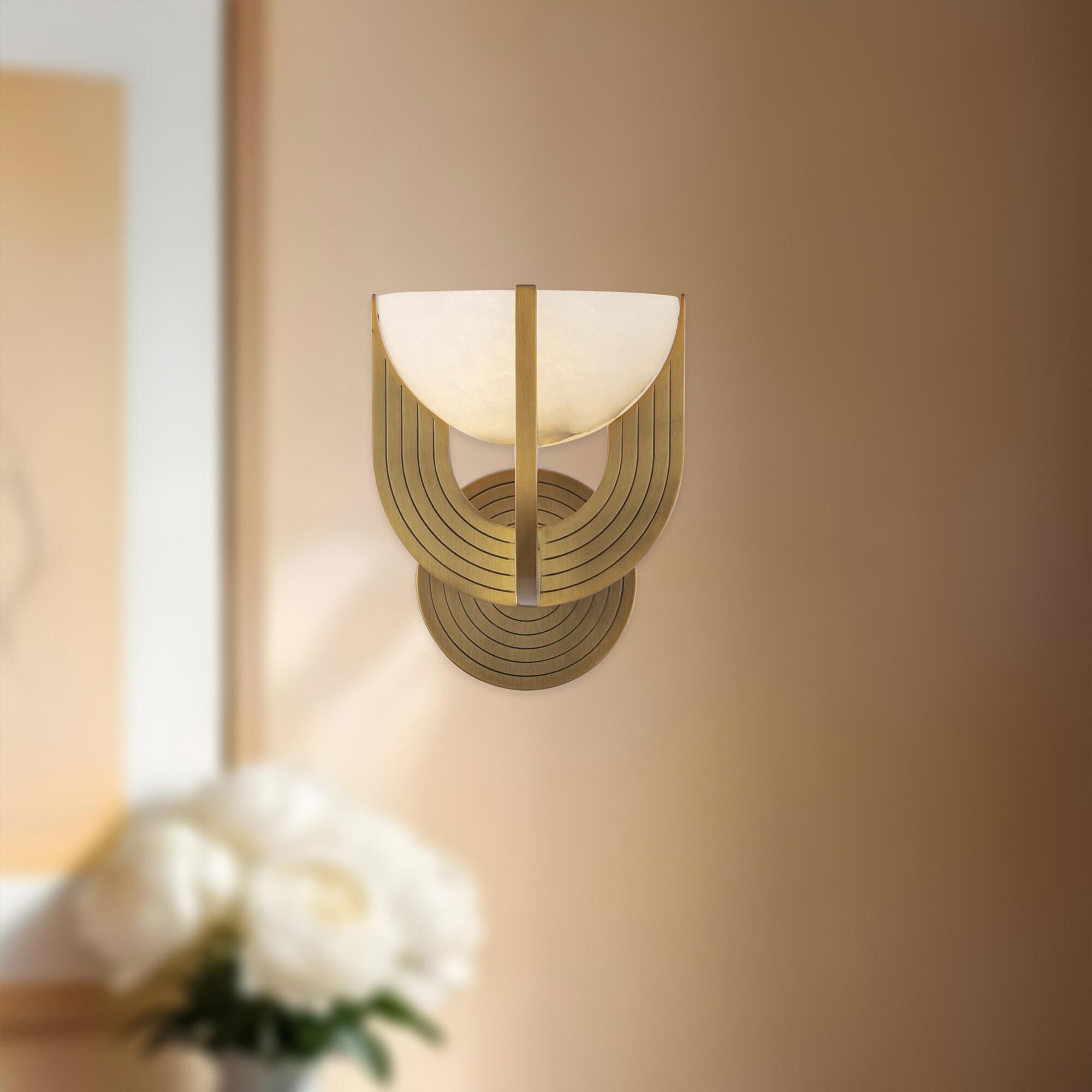 Elisa Carlucci Colette7 Inch Wall Sconce by Alora Lighting