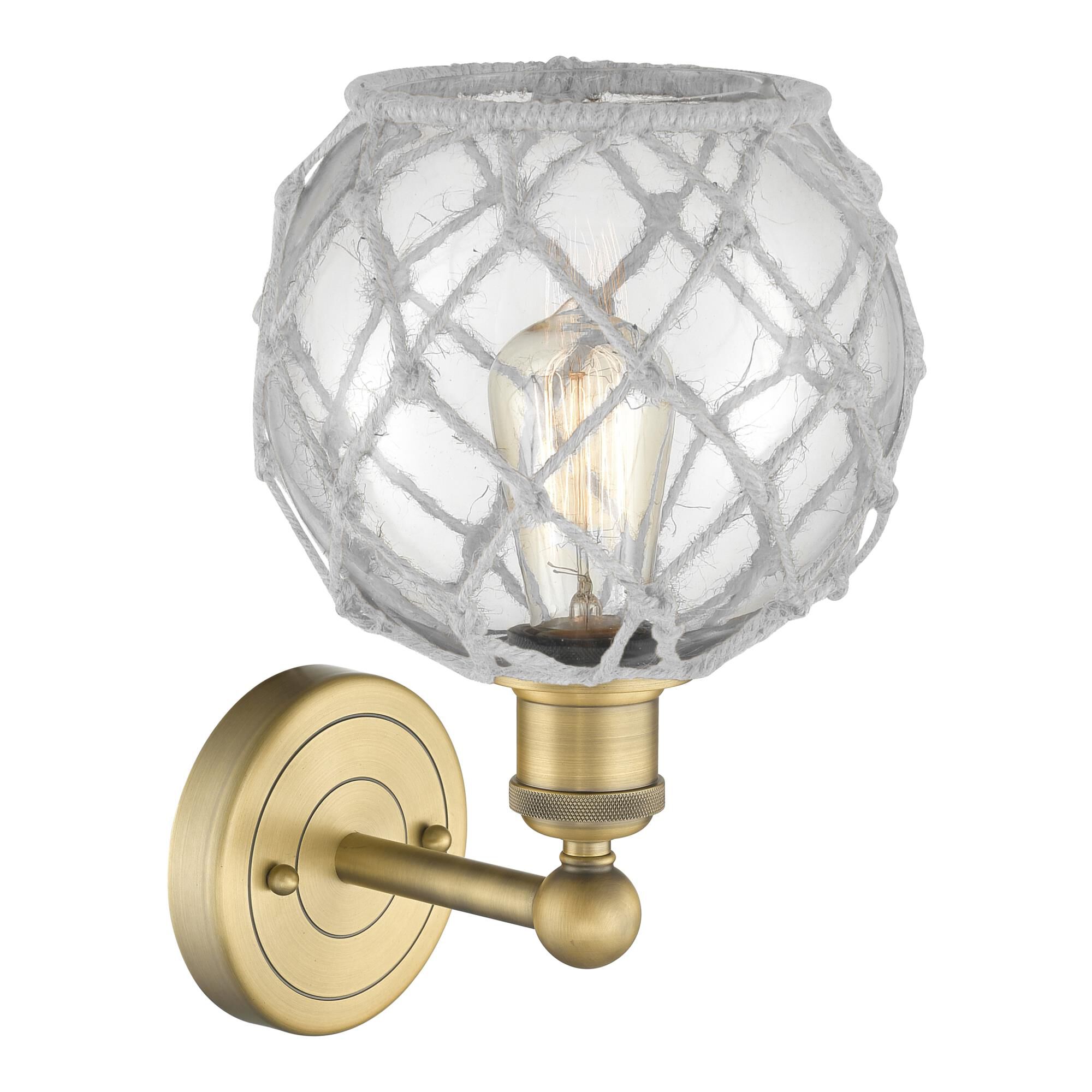 Bruno Marashlian Farmhouse Rope 12 Inch Wall Sconce by Innovations Lighting
