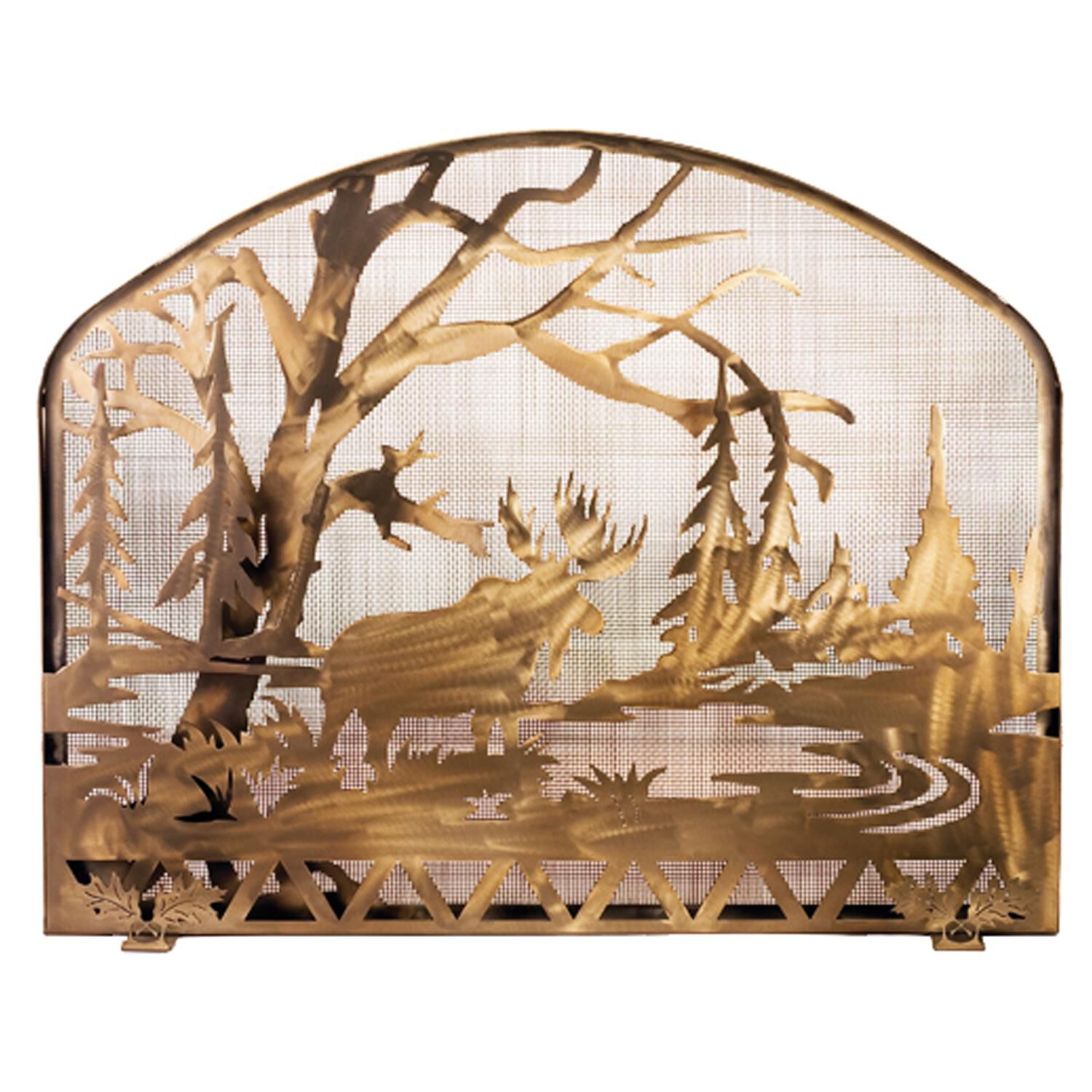 Moose Creek Fireplace Screen by Meyda Lighting