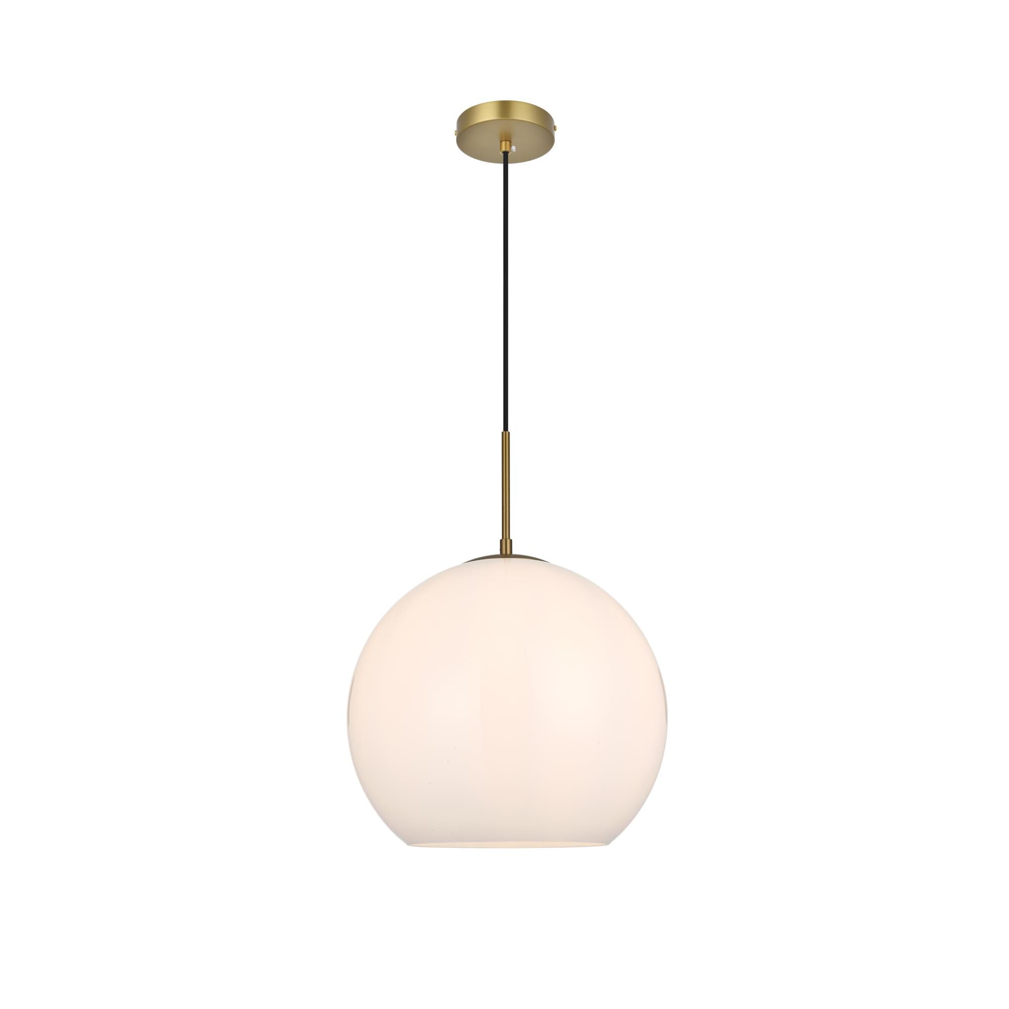 Baxter 14 Inch Large Pendant by Elegant Lighting