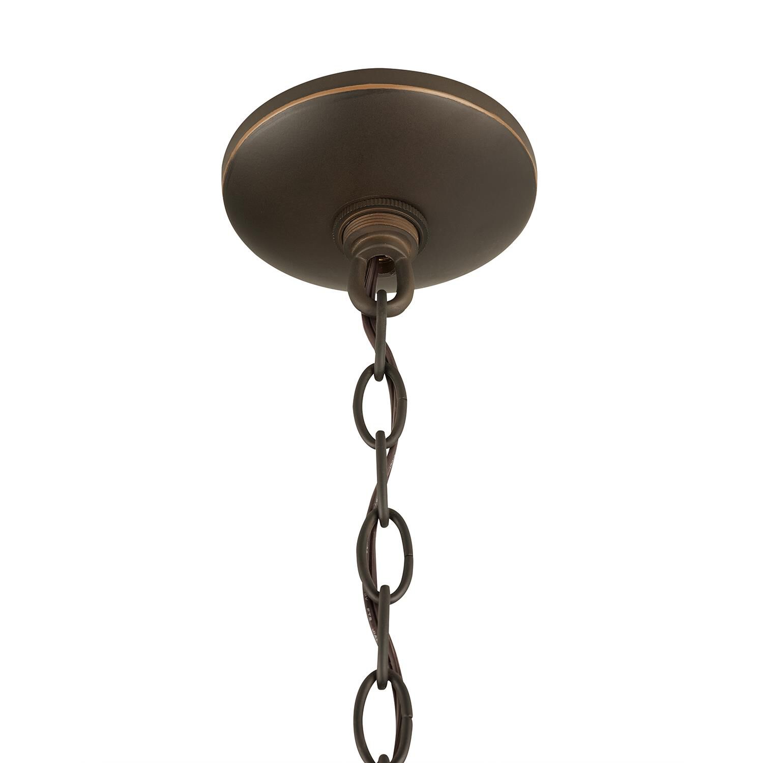 Shown in Oiled Bronze finish and Antiqued glass