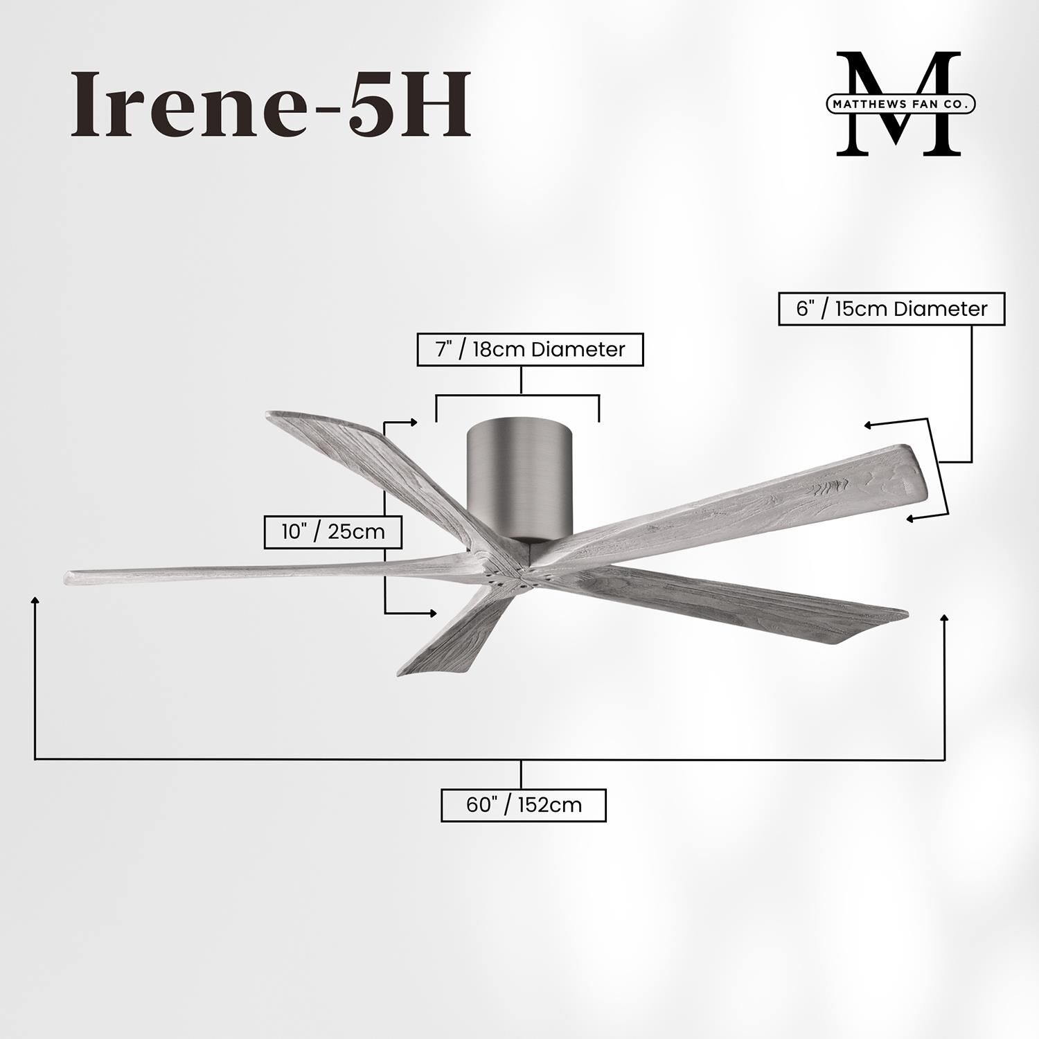 Shown in Brushed Pewter finish