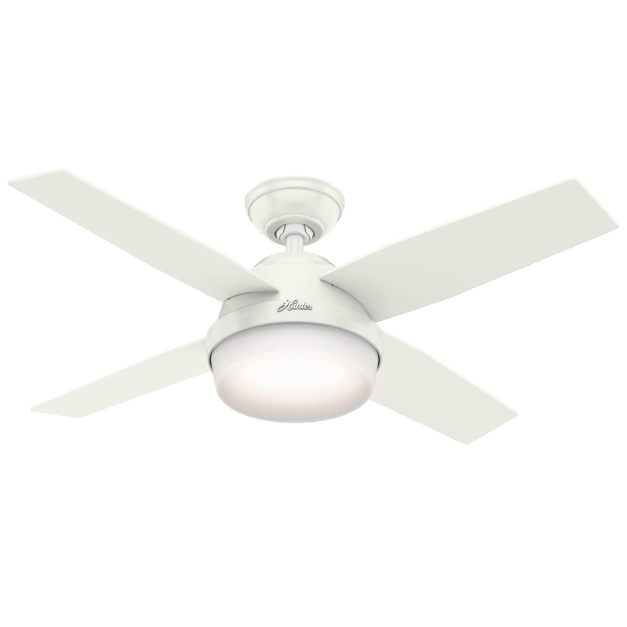 Dempsey 44 Inch Ceiling Fan with Light Kit by Hunter Fan