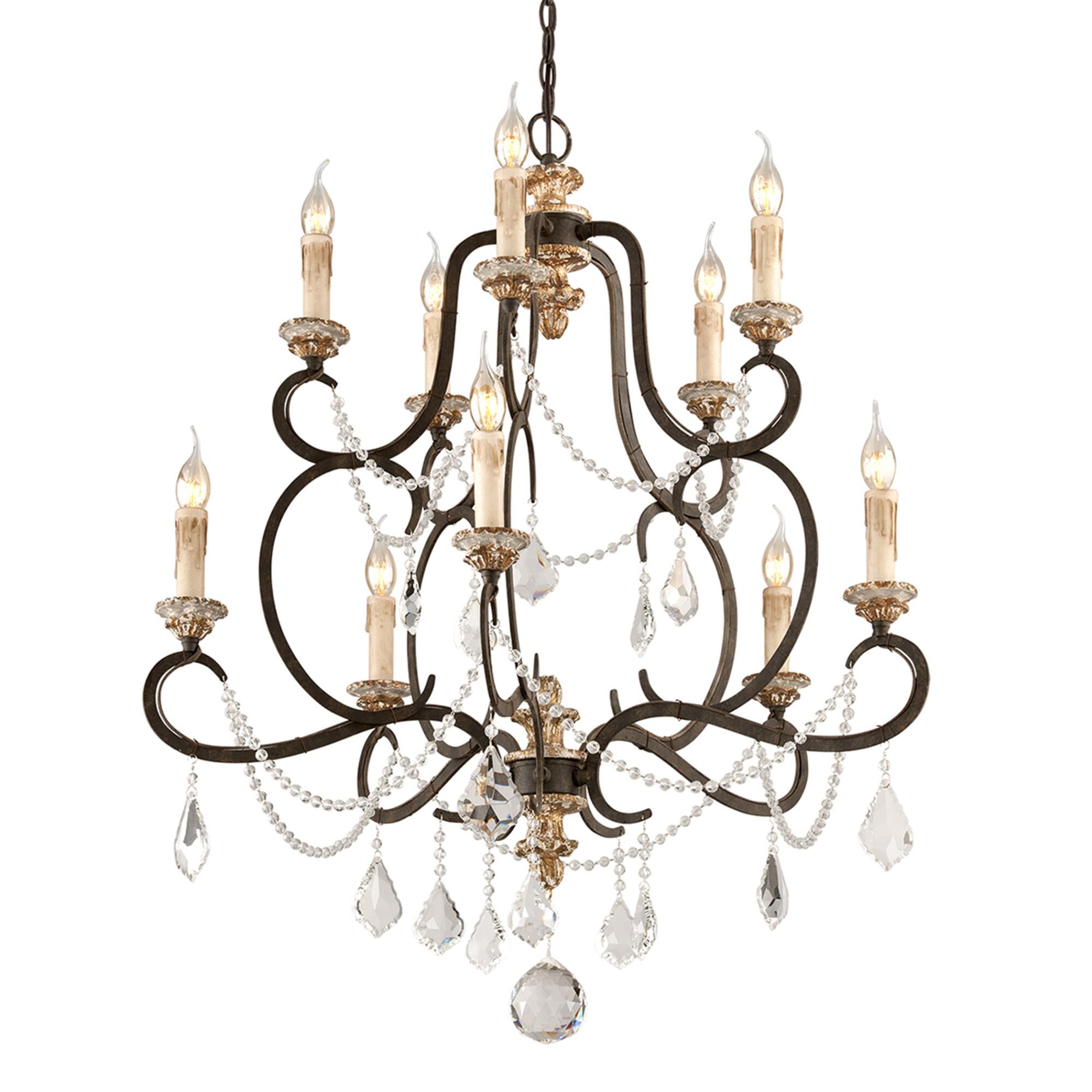 Bordeaux 32.25 Inch Chandelier by Troy Lighting