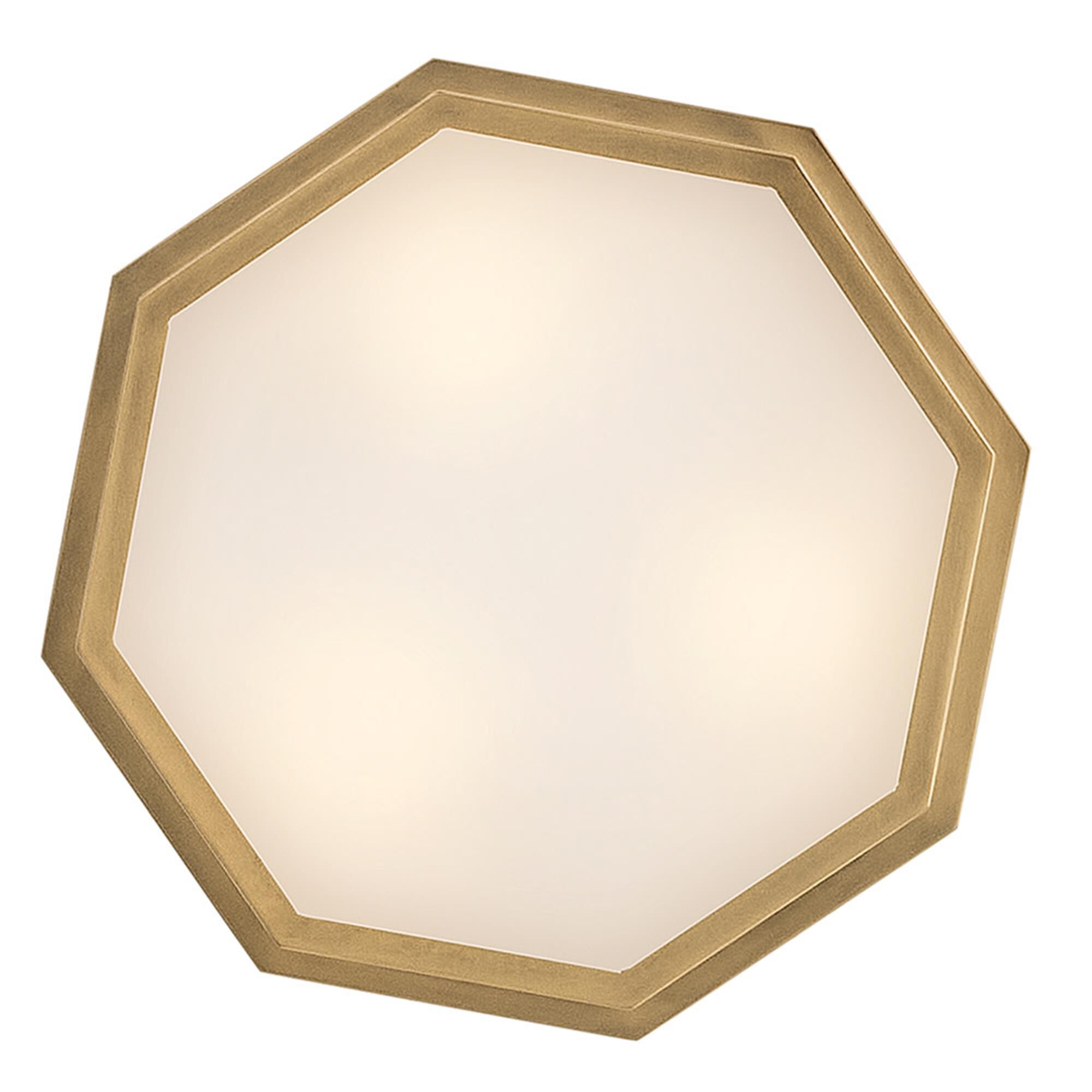 Facet 18 Inch 3 Light Flush Mount,