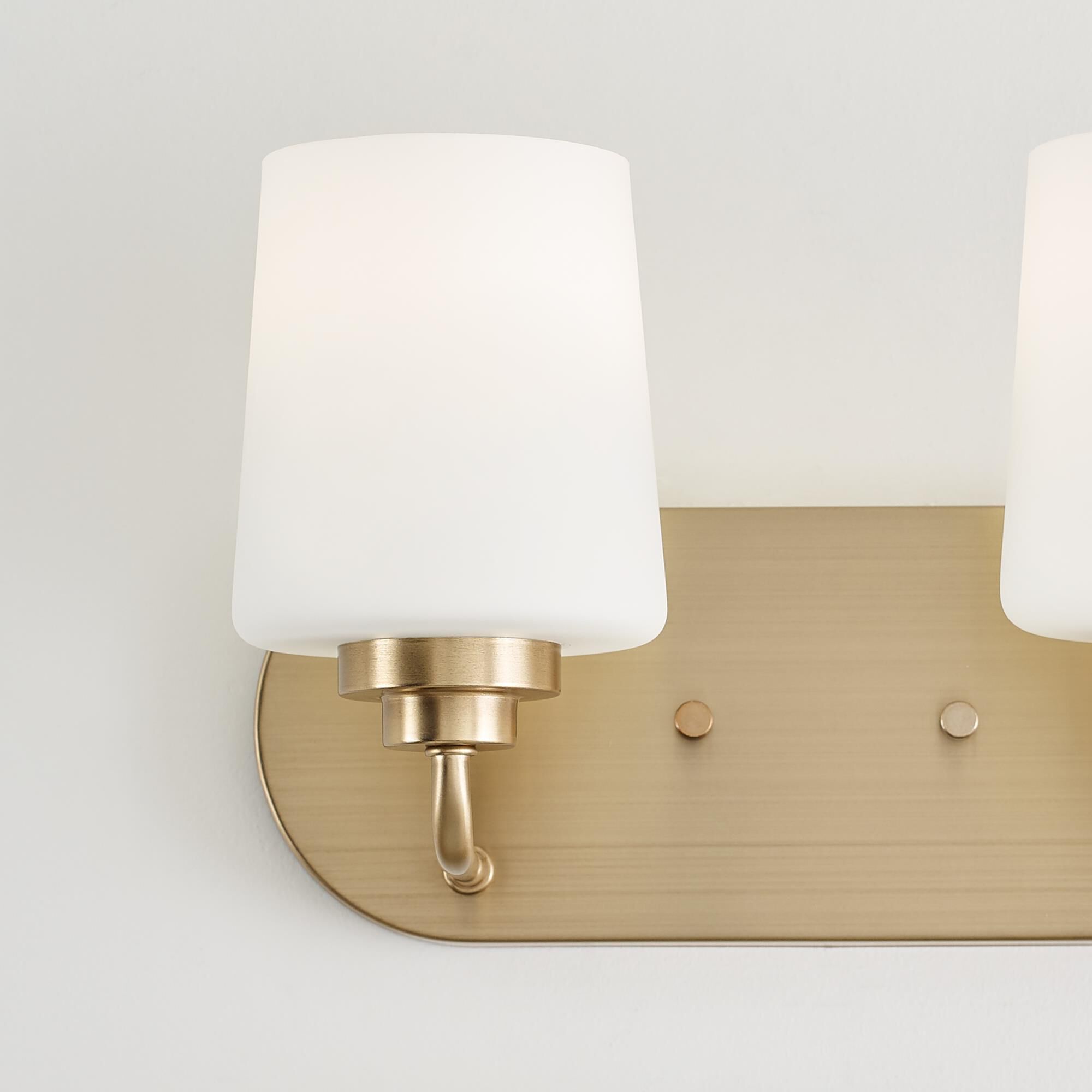 Shown in Satin Brass finish and Etched with White Inside glass