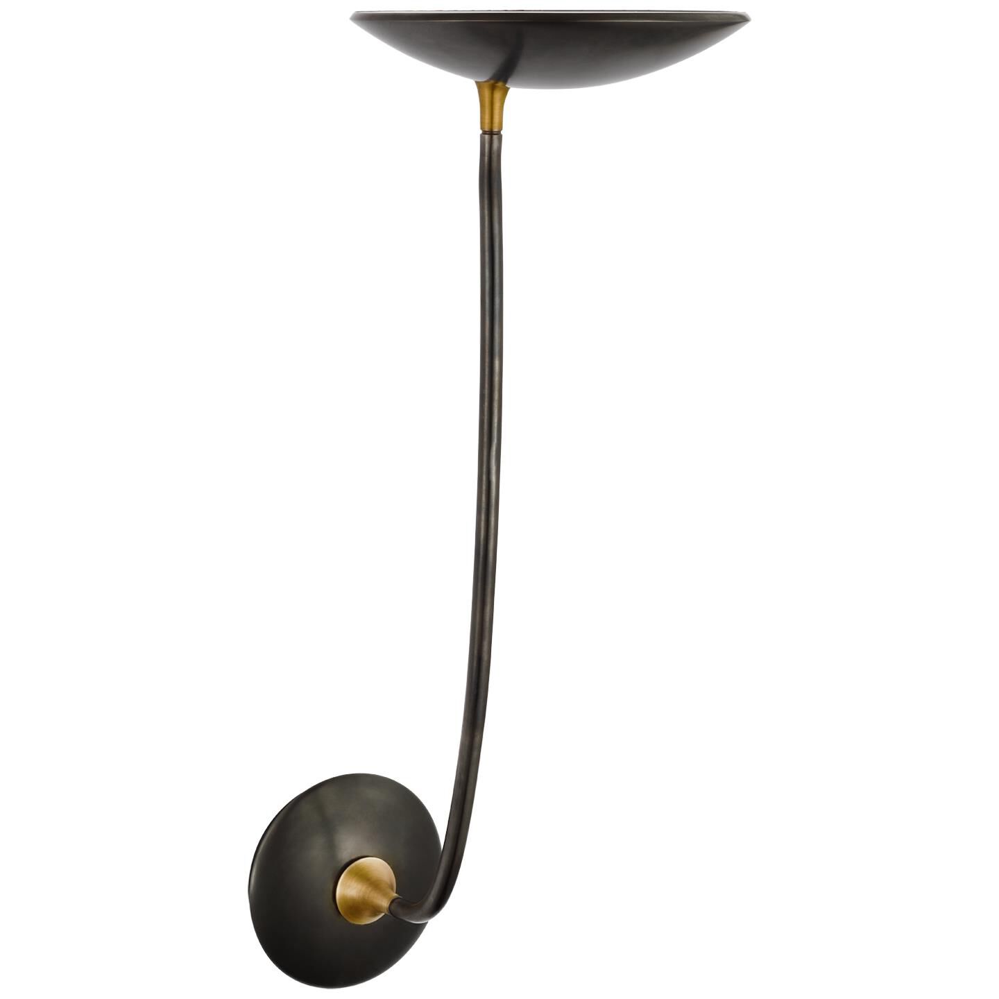 Shown in Bronze And Hand-Rubbed Antique Brass finish