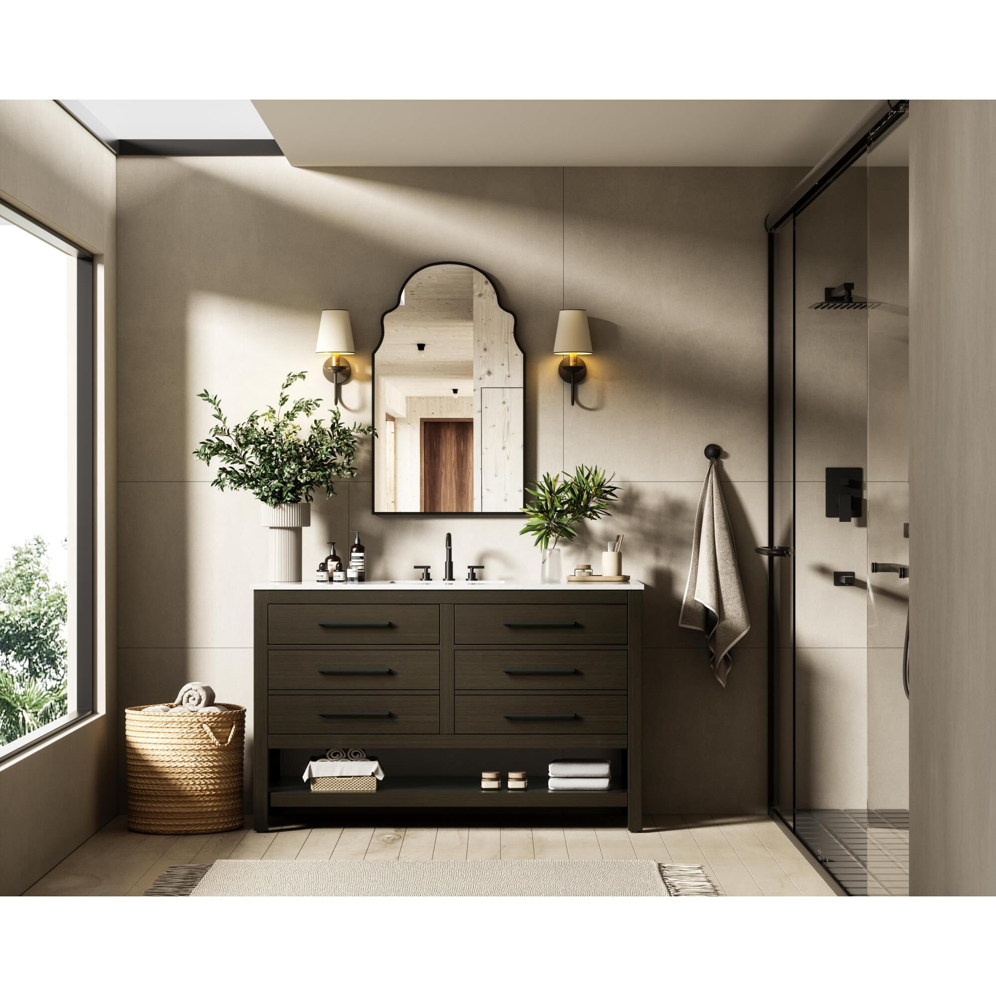 Karson 54 Inch Bath Vanity by Elegant Dcor