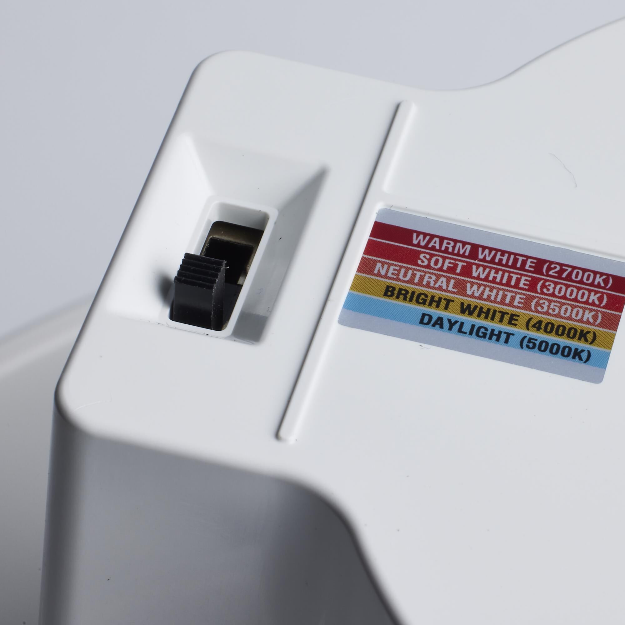 Shown in White finish