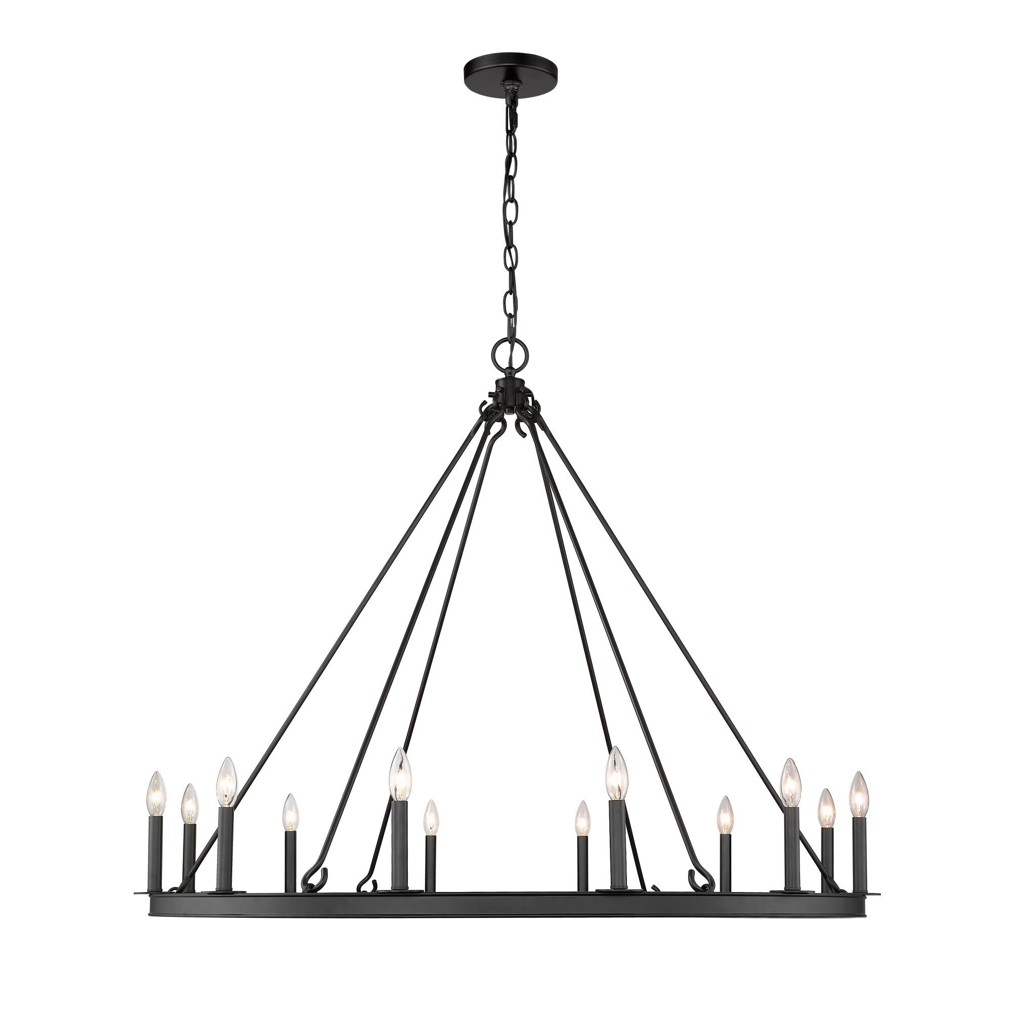 Barclay 48 Inch 12 Light Chandelier by Z-Lite
