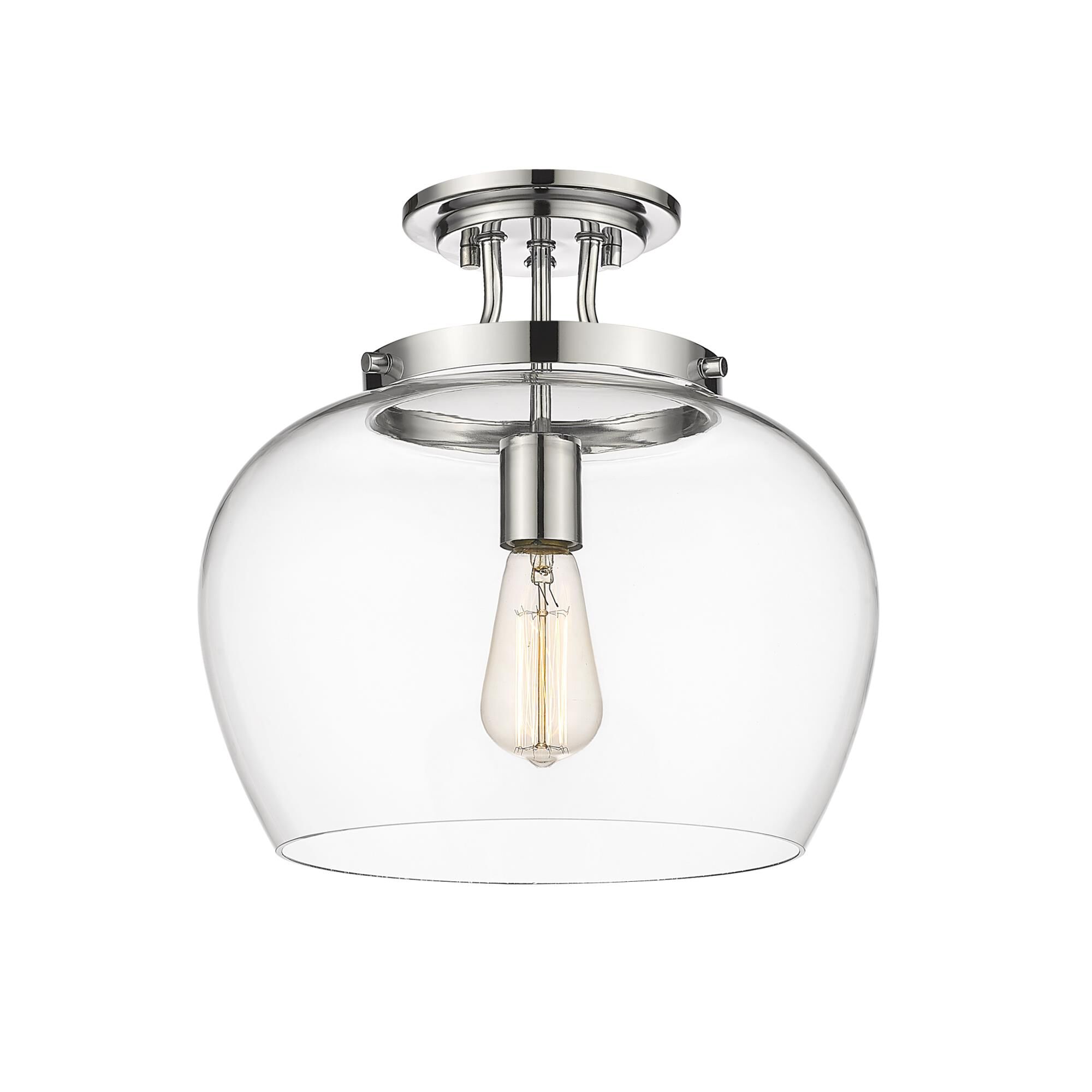 Joliet 13 Inch 1 Light Semi Flush Mount by Z-Lite