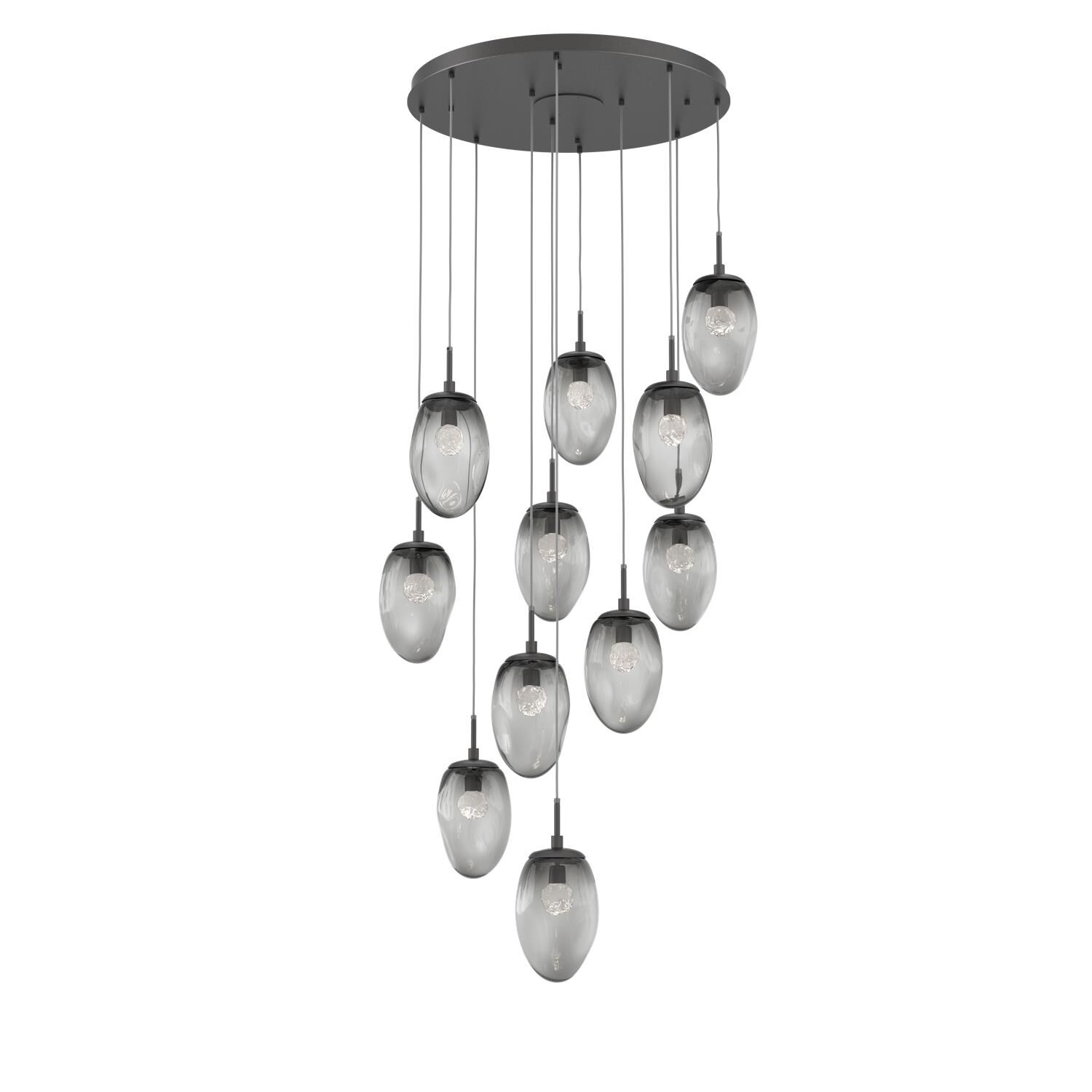 Levi Wilson Nebula 37 Inch 11 Light LED Multi Light Pendant by Hammerton Studio