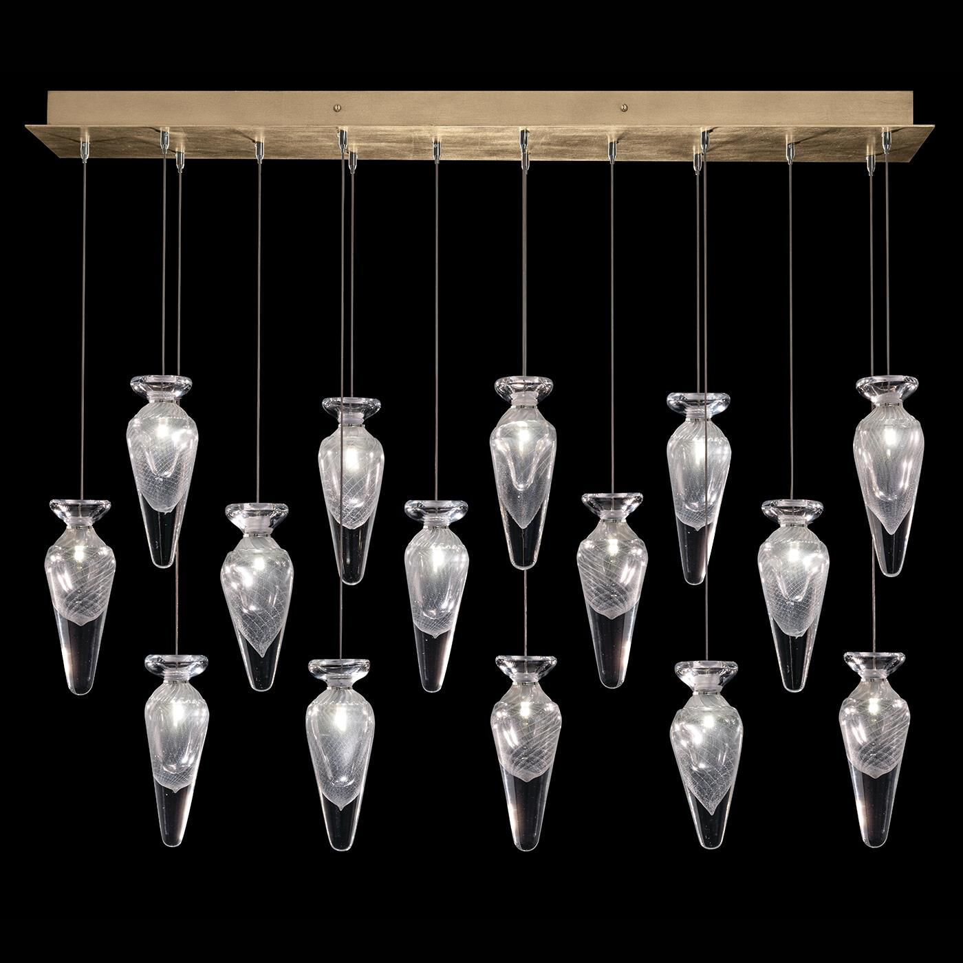 Essence 49 Inch Linear Suspension Light by Fine Art Handcrafted Lighting