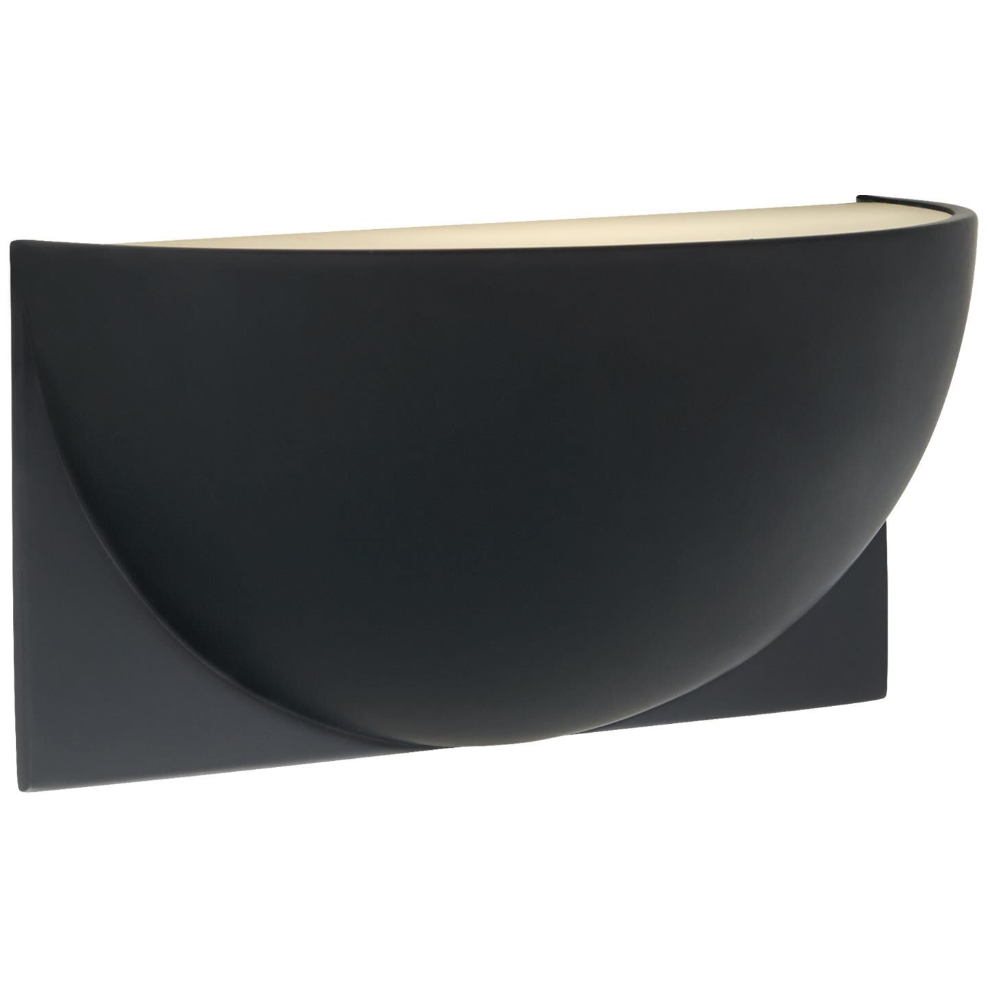 Visual Comfort Signature Collection Peter Bristol Quarter Sphere 10 Inch LED Wall Sconce