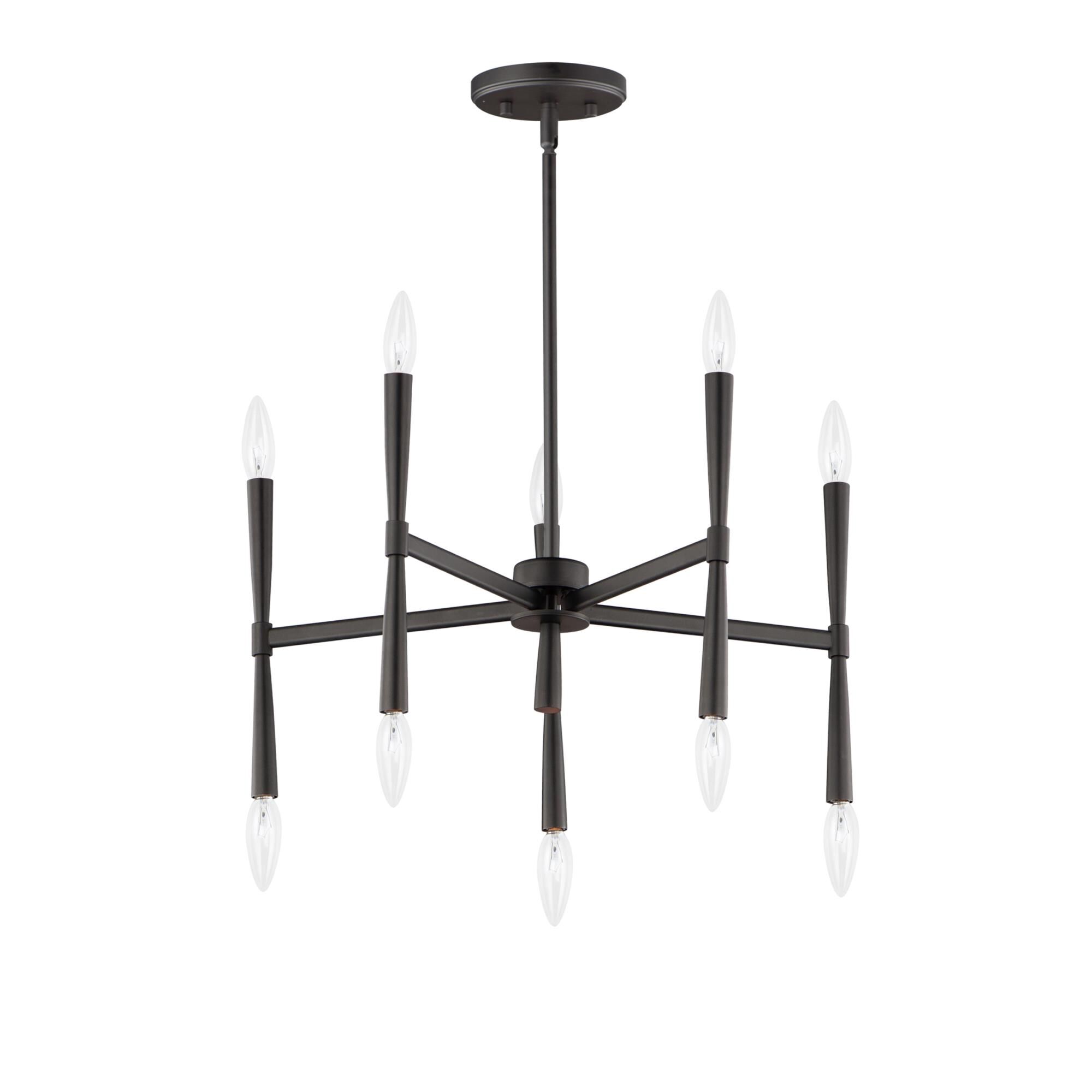 Rome 23 Inch 10 Light Chandelier by Maxim Lighting