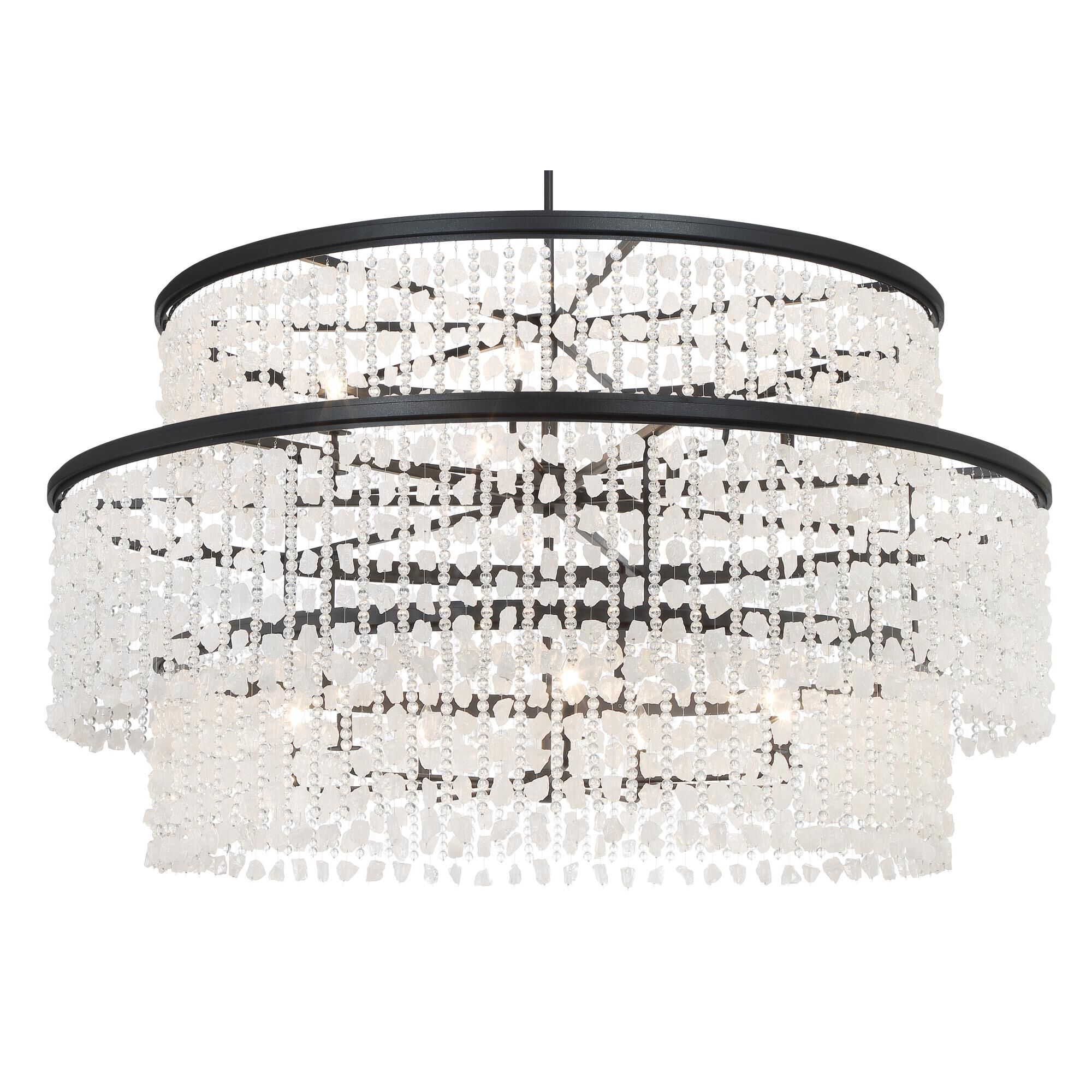 Shimmering Elegance 60 Inch Chandelier by Minka Lavery