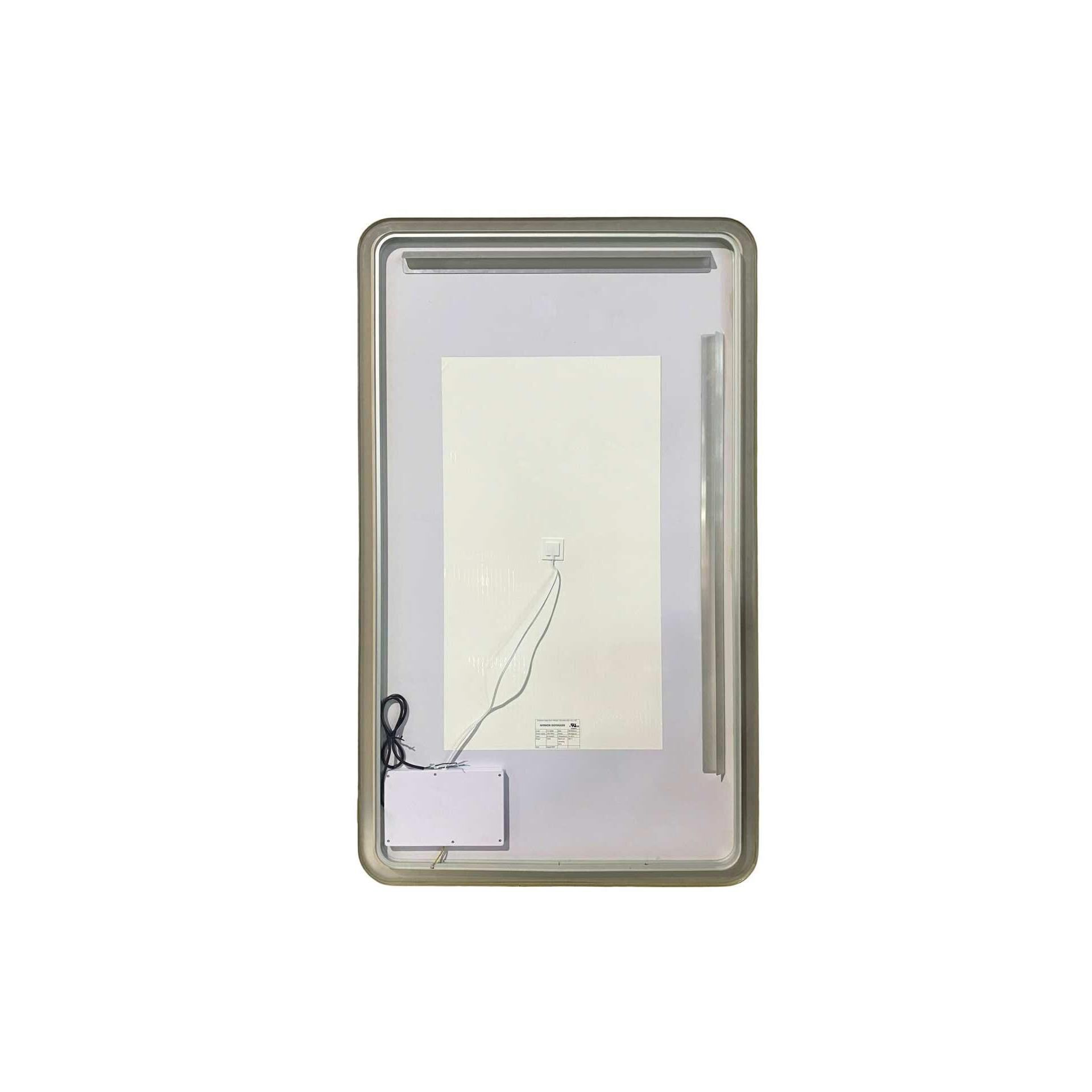 Harmoni 60 Inch Round LED Lighted Mirror by Elegant Decor