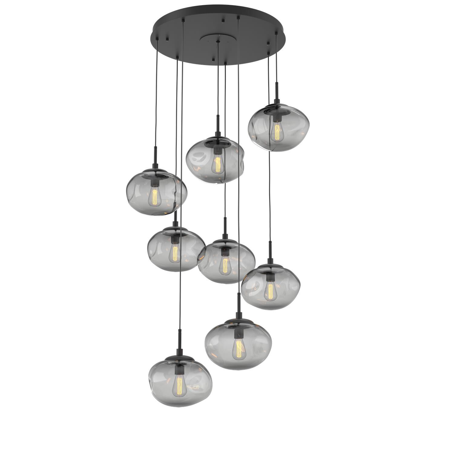 Levi Wilson Nebula 31 Inch 8 Light Multi Light Pendant by Hammerton Studio