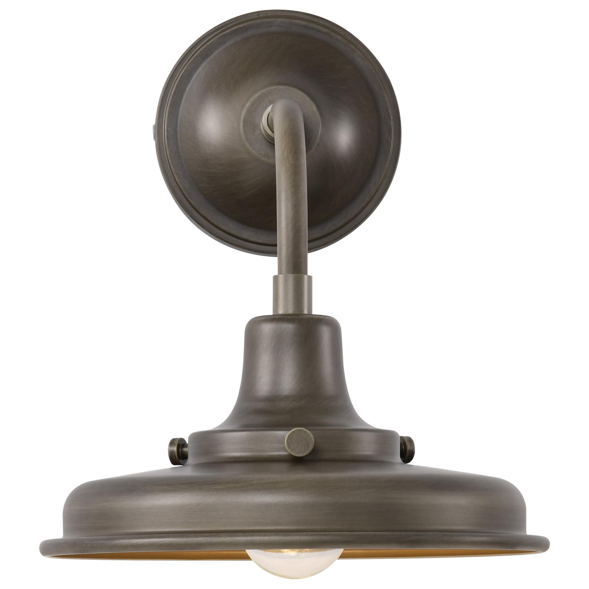 Shown in Burnished Bronze finish and Bronze shade