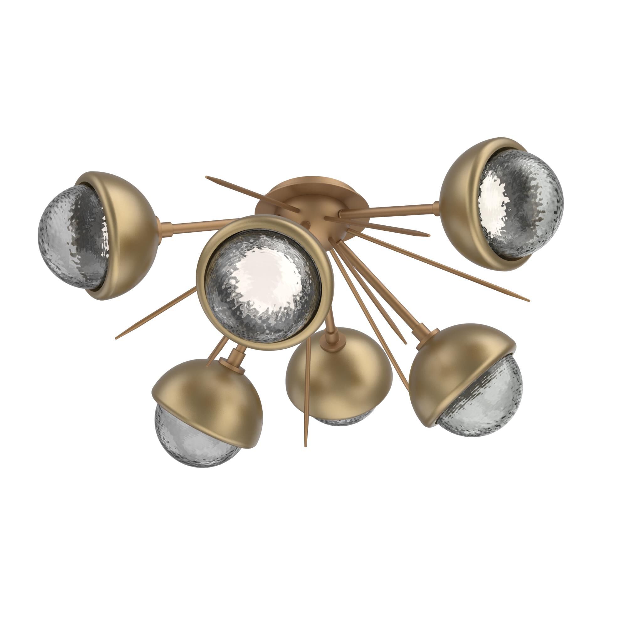 Levi Wilson Cabochon 28 Inch Semi Flush Mount by Hammerton Studio